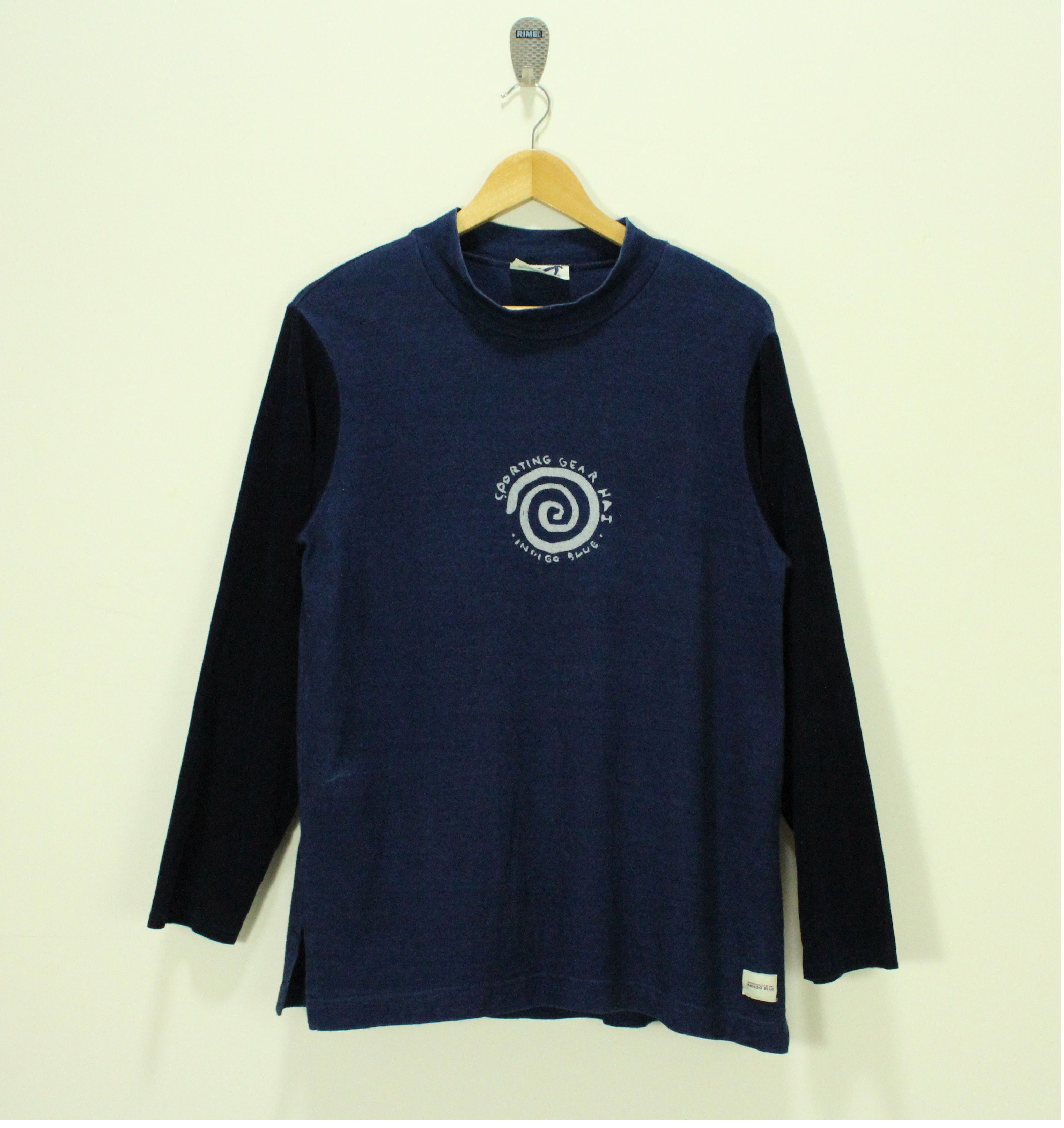 Hai Sporting Gear Issey Miyake HAI SPORTING GEAR T Shirt Long Sleeve Indigo Size US M / EU 48-50 / 2 - 1 Thumbnail