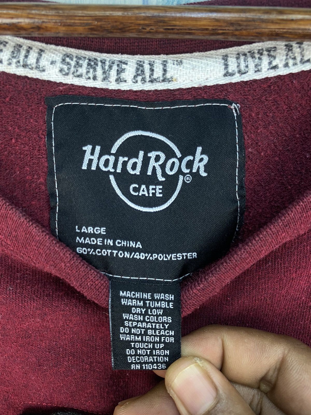 Hard Rock Cafe Hard Rock Cafe Indianapolis Sweatshirt Size US L / EU 52-54 / 3 - 5 Thumbnail