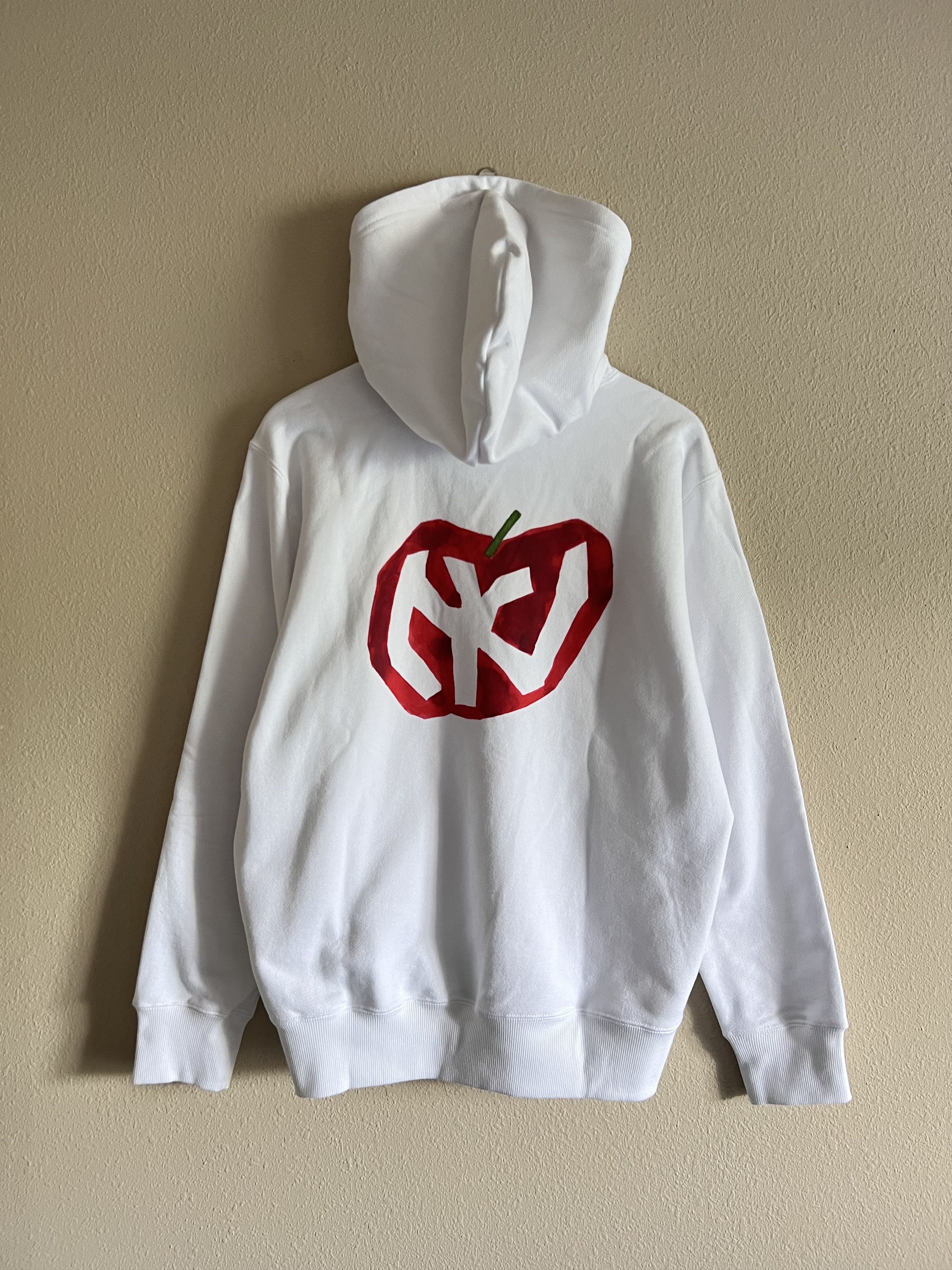 Aime Leon Dore Mulberry Graphic Hoodie in White