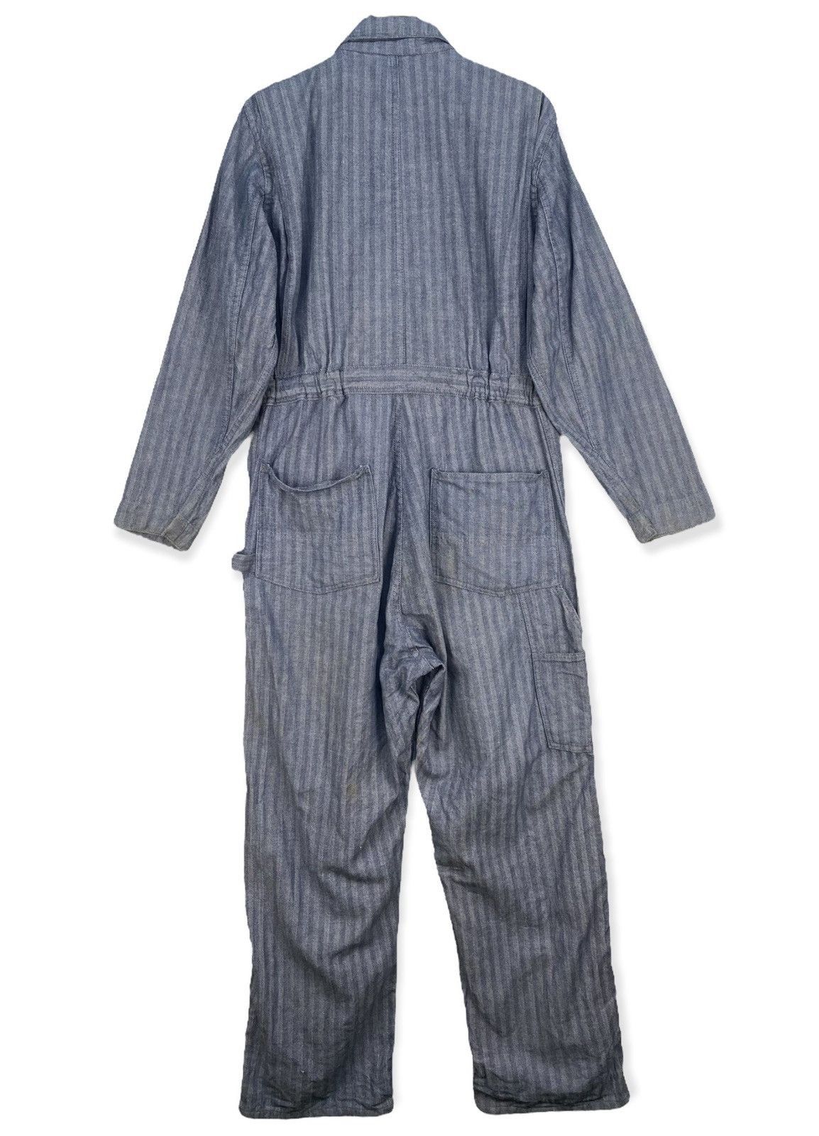 Vintage Vintage 70s Paul Bunyan Denim Herringbone Work Jumpsuit Size US M / EU 48-50 / 2 - 5 Thumbnail