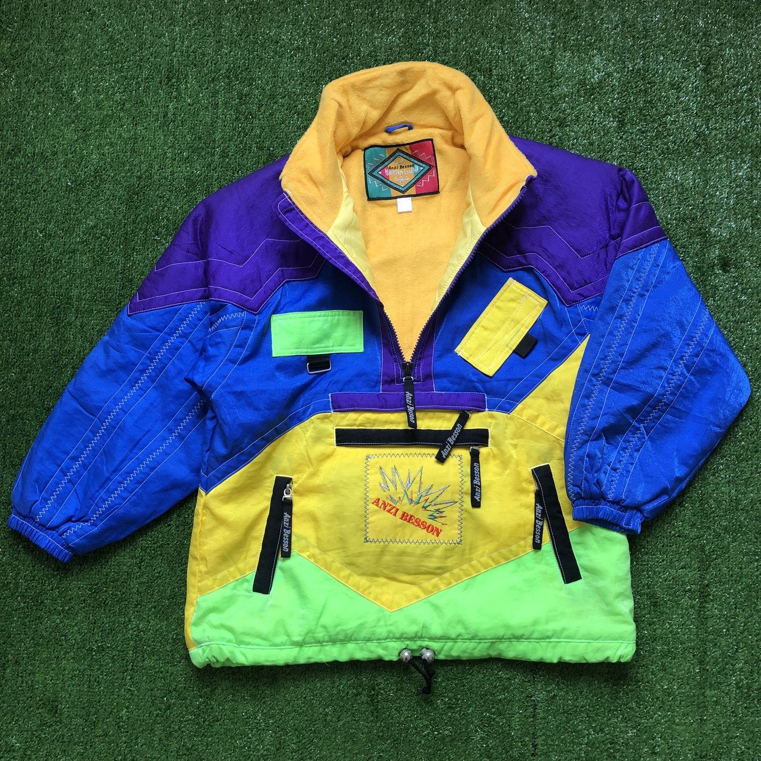 Vintage Vintage Anzi Besson Ski Wear Winter Anorak Jacket Size US S / EU 44-46 / 1 - 1 Thumbnail