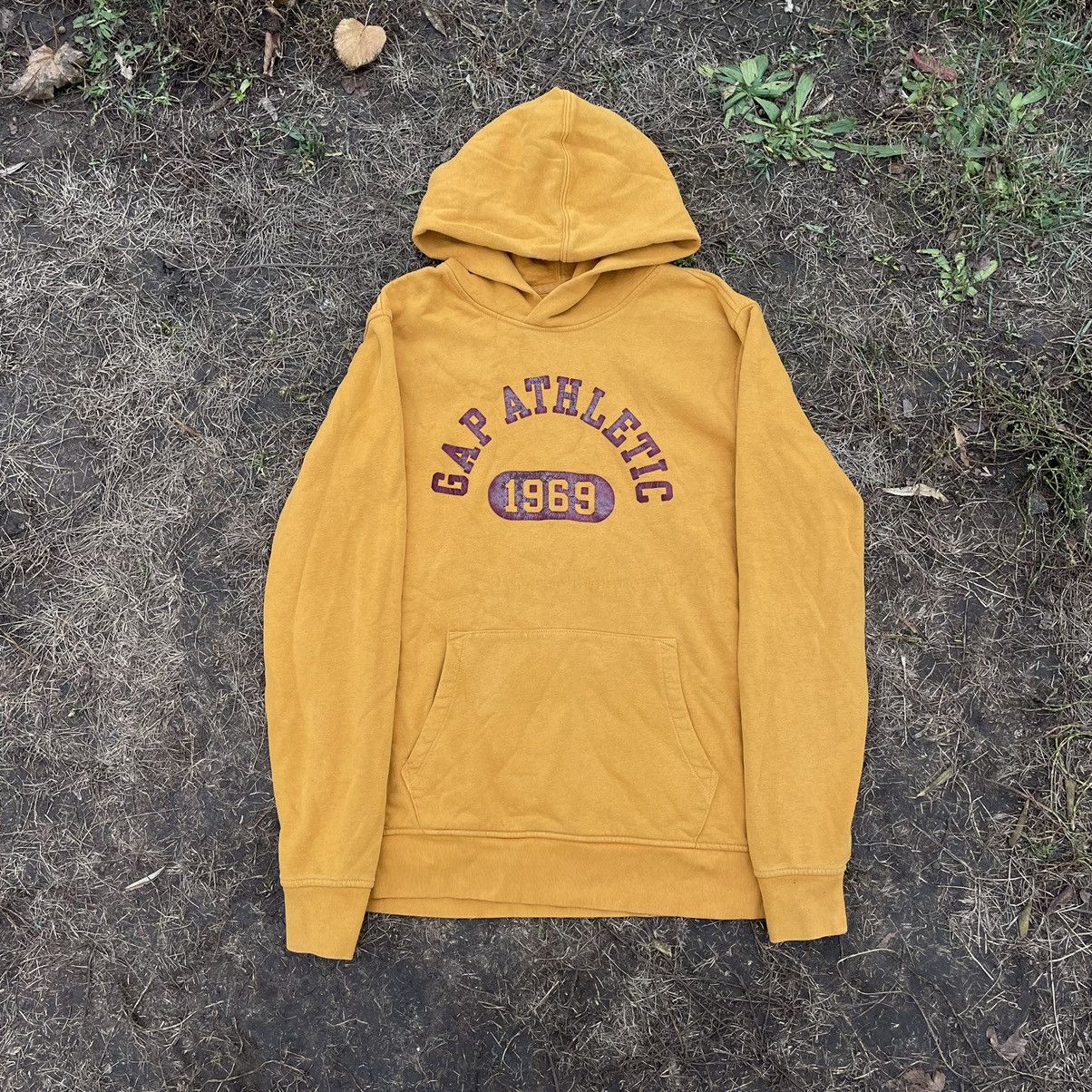Vintage Vintage Y2K Sun Faded GAP Athletic Logo Hoodie Oversized L Size US L / EU 52-54 / 3 - 1 Thumbnail