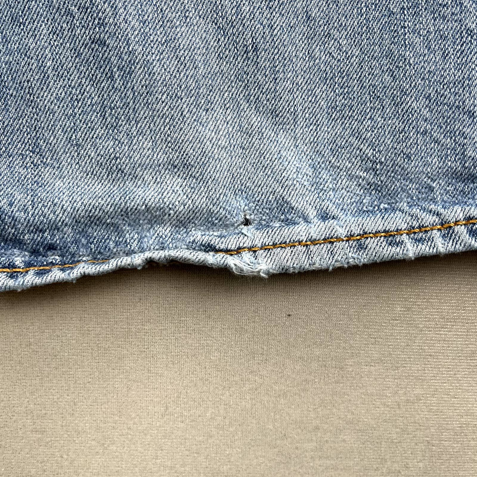 Levi's Levis 504 Jeans Mens 36x30 Blue Denim Regular Straight Fit Size US 36 / EU 52 - 11 Thumbnail