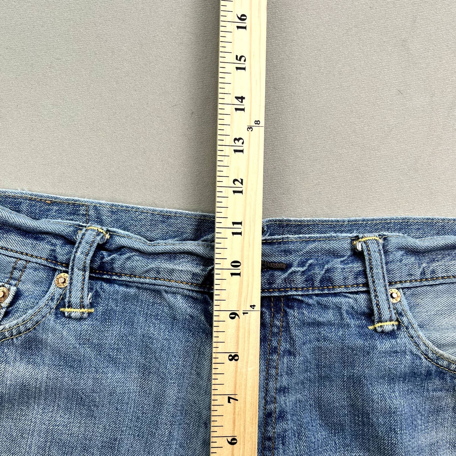 Levi's Levis 504 Jeans Mens 36x30 Blue Denim Regular Straight Fit Size US 36 / EU 52 - 16 Thumbnail