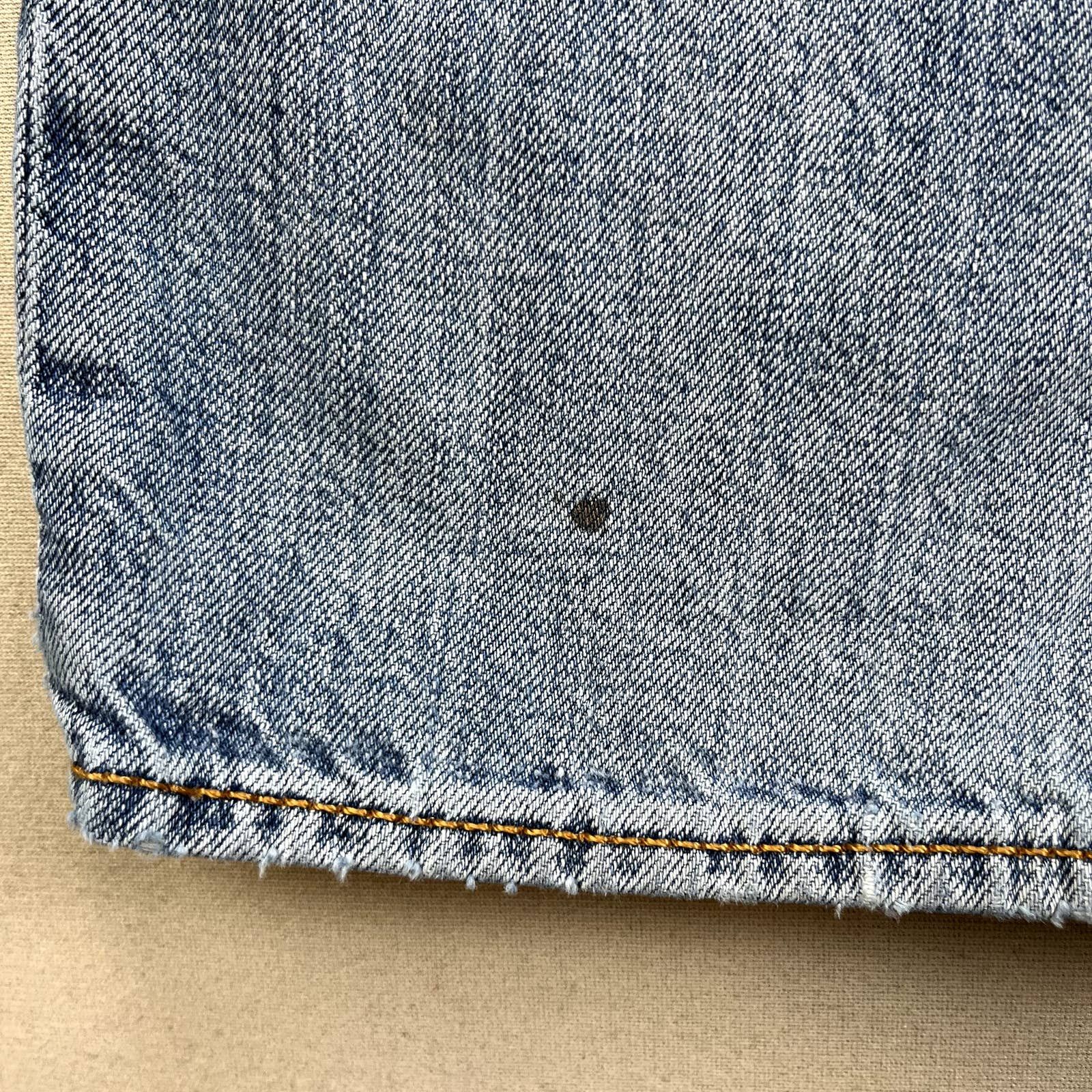 Levi's Levis 504 Jeans Mens 36x30 Blue Denim Regular Straight Fit Size US 36 / EU 52 - 9 Thumbnail