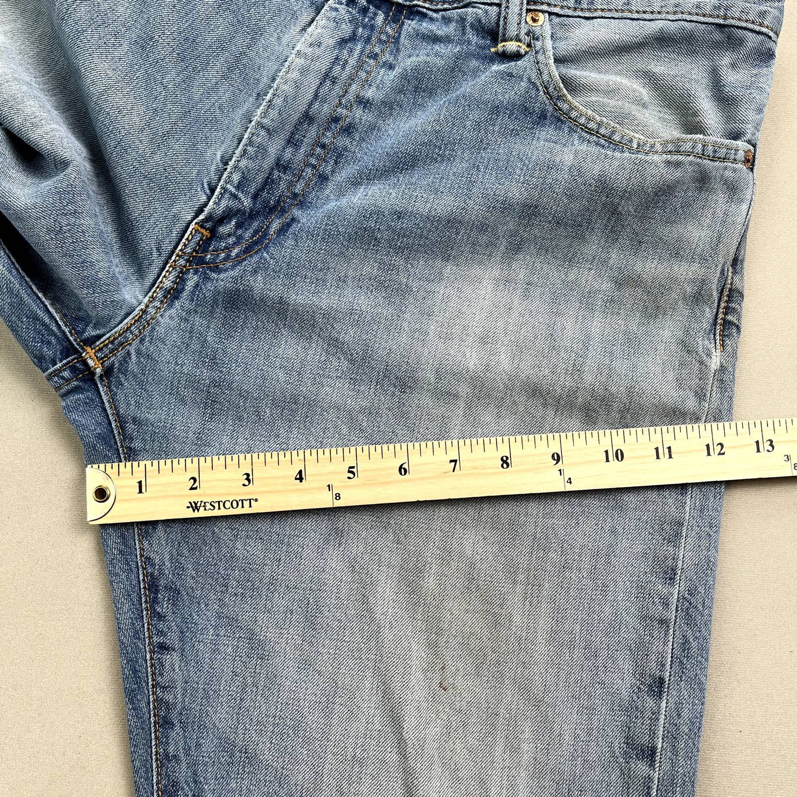 Levi's Levis 504 Jeans Mens 36x30 Blue Denim Regular Straight Fit Size US 36 / EU 52 - 17 Thumbnail