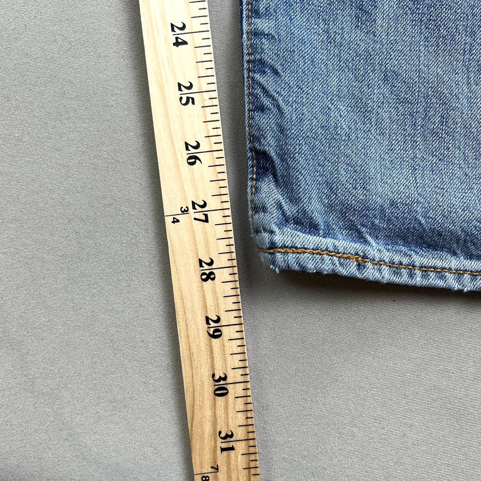 Levi's Levis 504 Jeans Mens 36x30 Blue Denim Regular Straight Fit Size US 36 / EU 52 - 14 Thumbnail