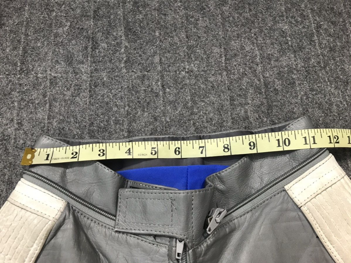 Genuine Leather × Vintage Top Rider Motorcycle Racing Leather Suit Pant With Guard Size US 26 / EU 42 - 5 Thumbnail