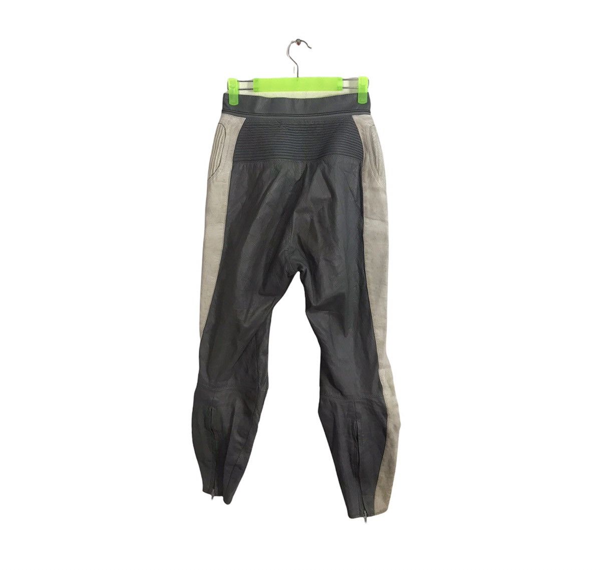 Genuine Leather × Vintage Top Rider Motorcycle Racing Leather Suit Pant With Guard Size US 26 / EU 42 - 2 Thumbnail