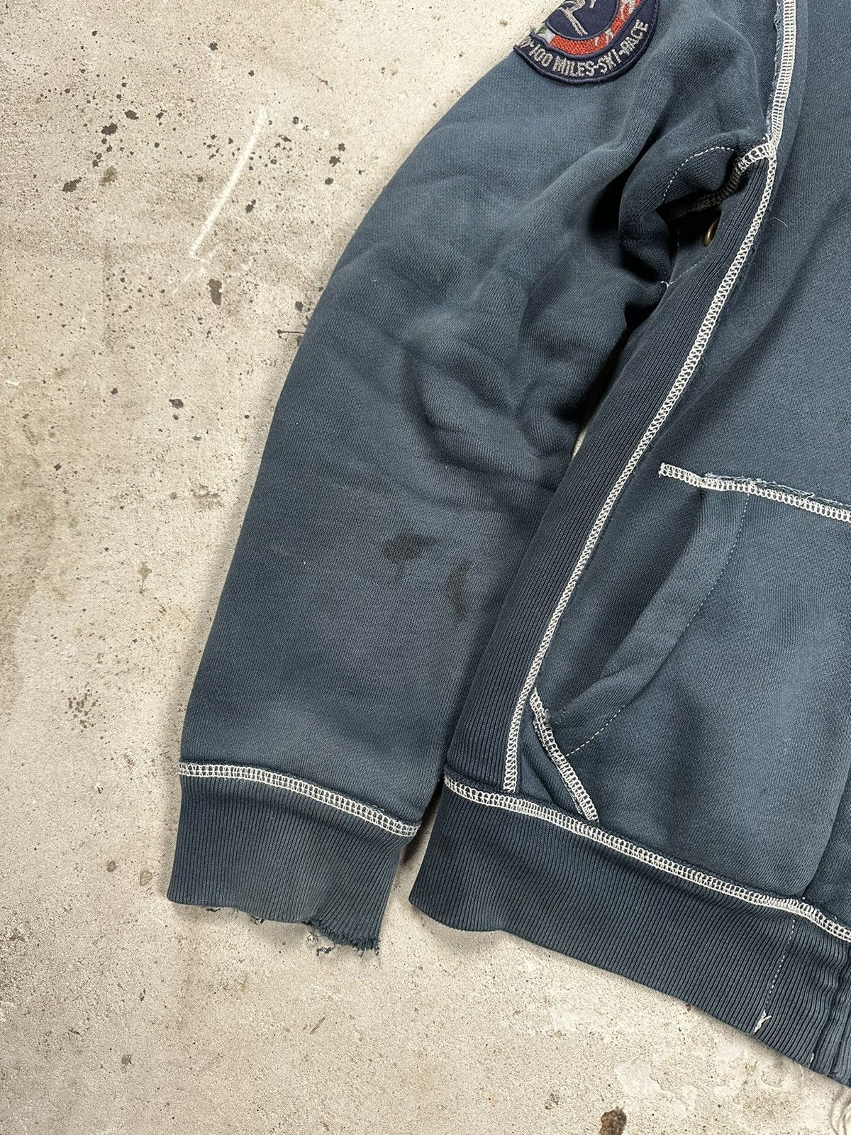 Polo Ralph Lauren × Vintage Vintage 90s Polo Ralph Lauren Sherpa Fleece Hoodie Zip zip Size US M / EU 48-50 / 2 - 7 Thumbnail