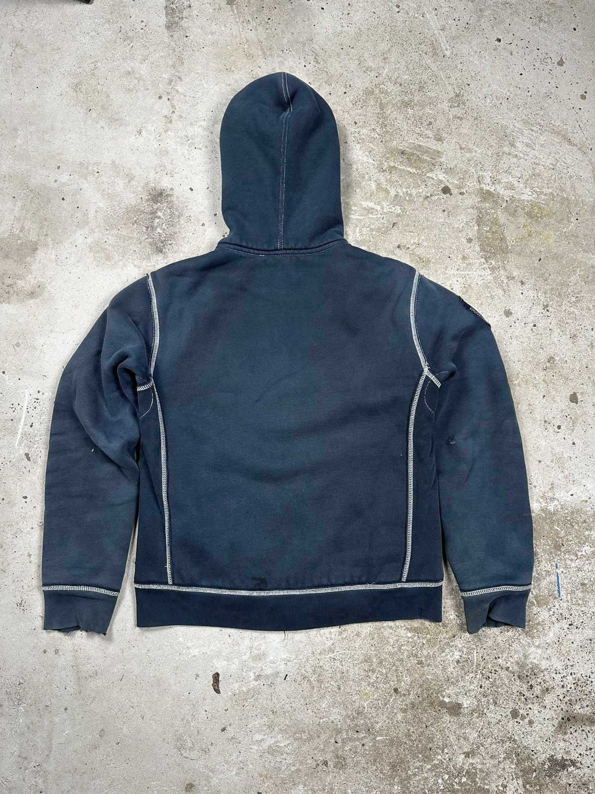 Polo Ralph Lauren × Vintage Vintage 90s Polo Ralph Lauren Sherpa Fleece Hoodie Zip zip Size US M / EU 48-50 / 2 - 2 Thumbnail