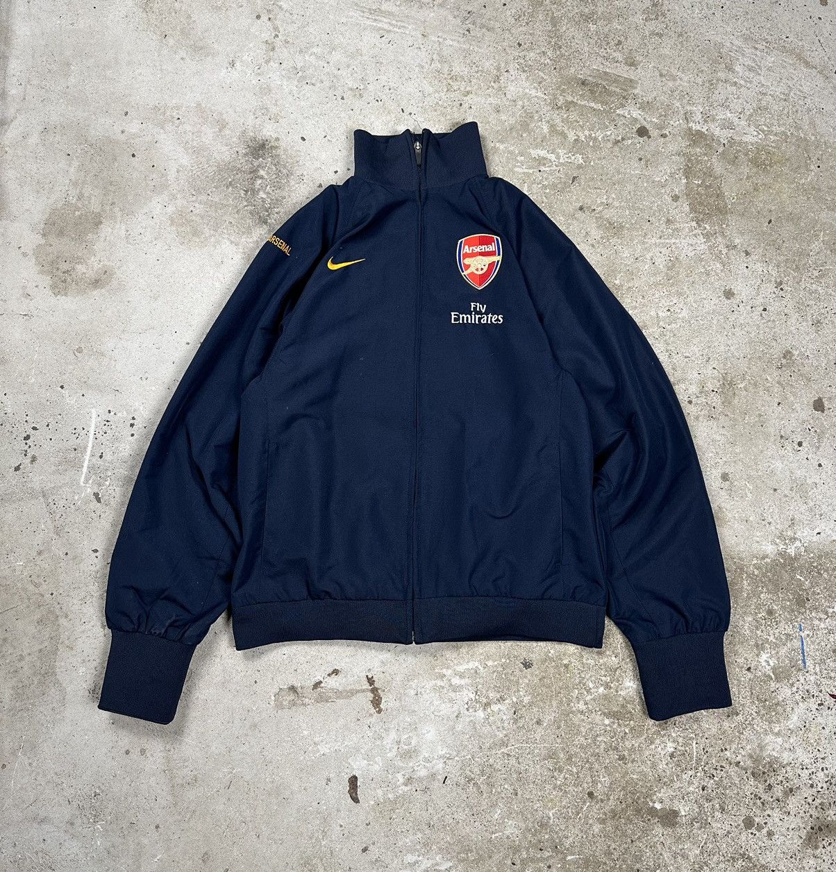 【USED】 arsenal jacket nike y2k Nike × Soccer Jersey × Vintage Vintage y2k Nike x Arsenal