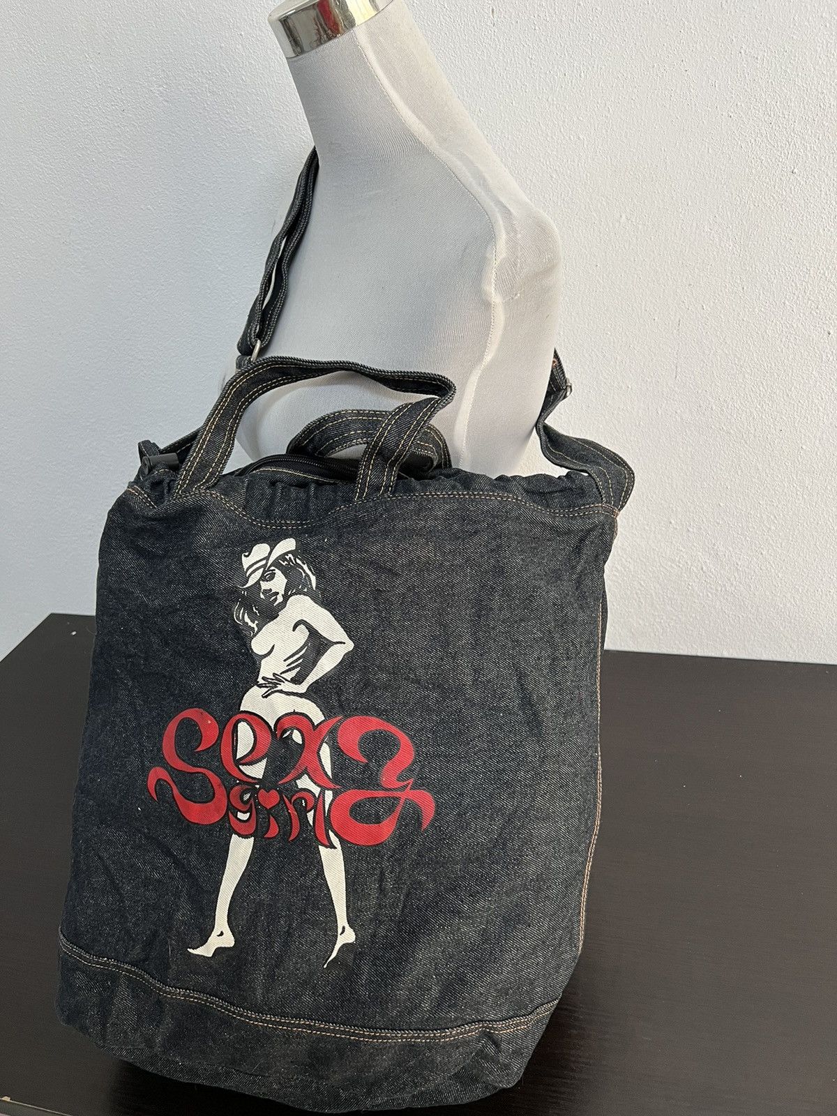 Hysteric Glamour Hysteric Glamour Sexy Girl Denim Bag Size ONE SIZE - 3 Thumbnail
