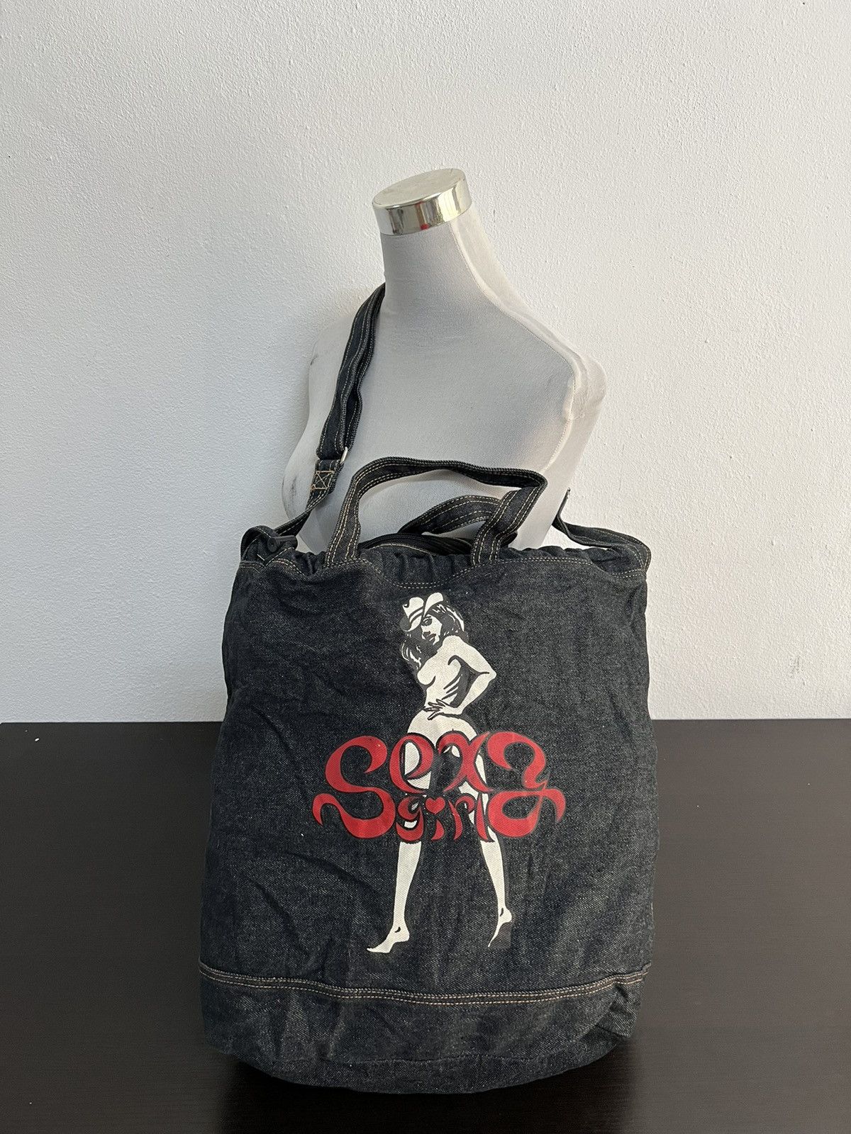 Hysteric Glamour Hysteric Glamour Sexy Girl Denim Bag Size ONE SIZE - 2 Thumbnail