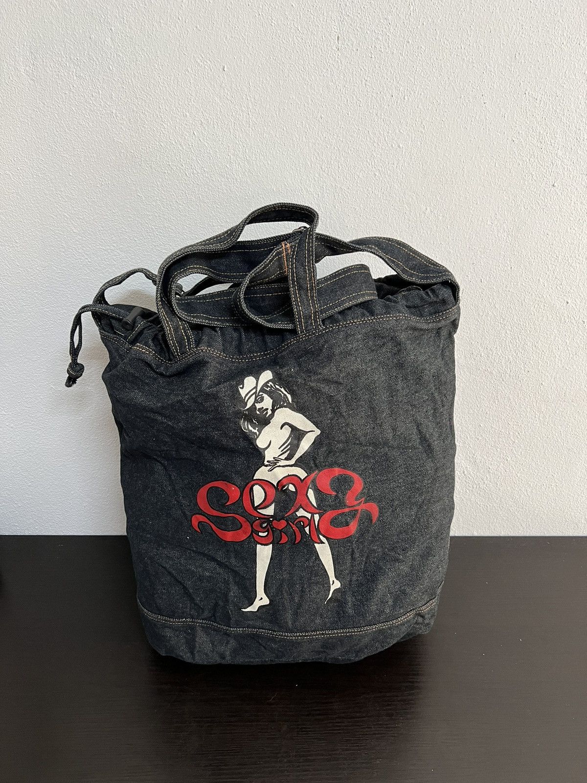 Hysteric Glamour Hysteric Glamour Sexy Girl Denim Bag Size ONE SIZE - 4 Thumbnail