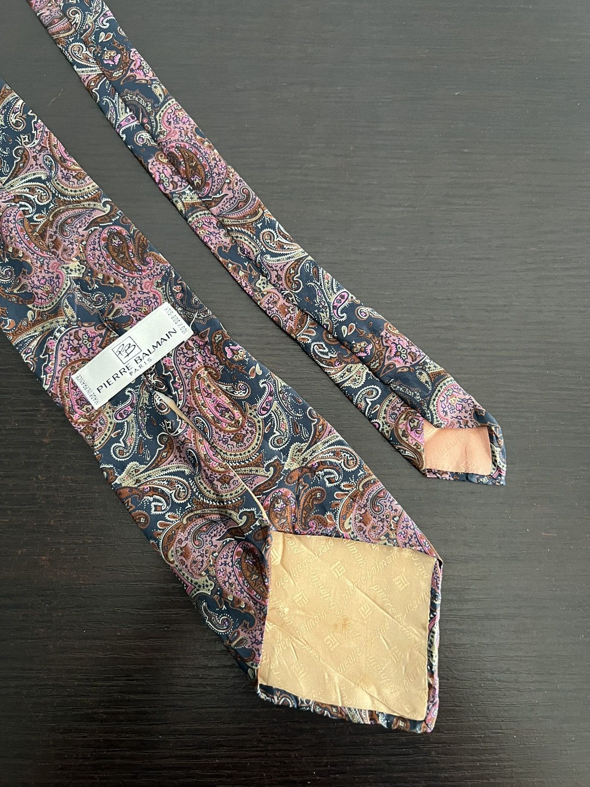 Pierre Balmain Pierre Balmain Silk Tie Size ONE SIZE - 4 Thumbnail