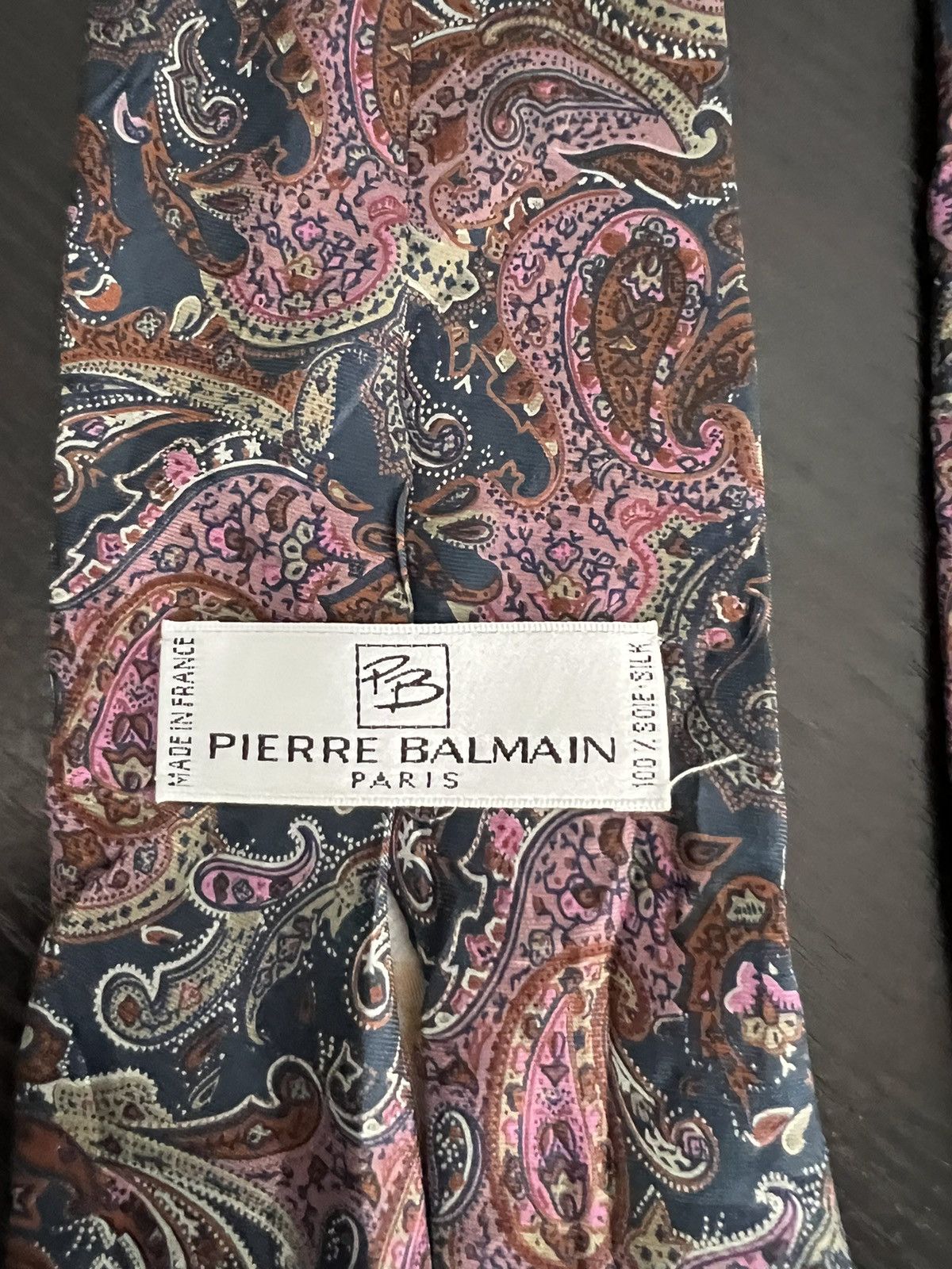 Pierre Balmain Pierre Balmain Silk Tie Size ONE SIZE - 5 Thumbnail