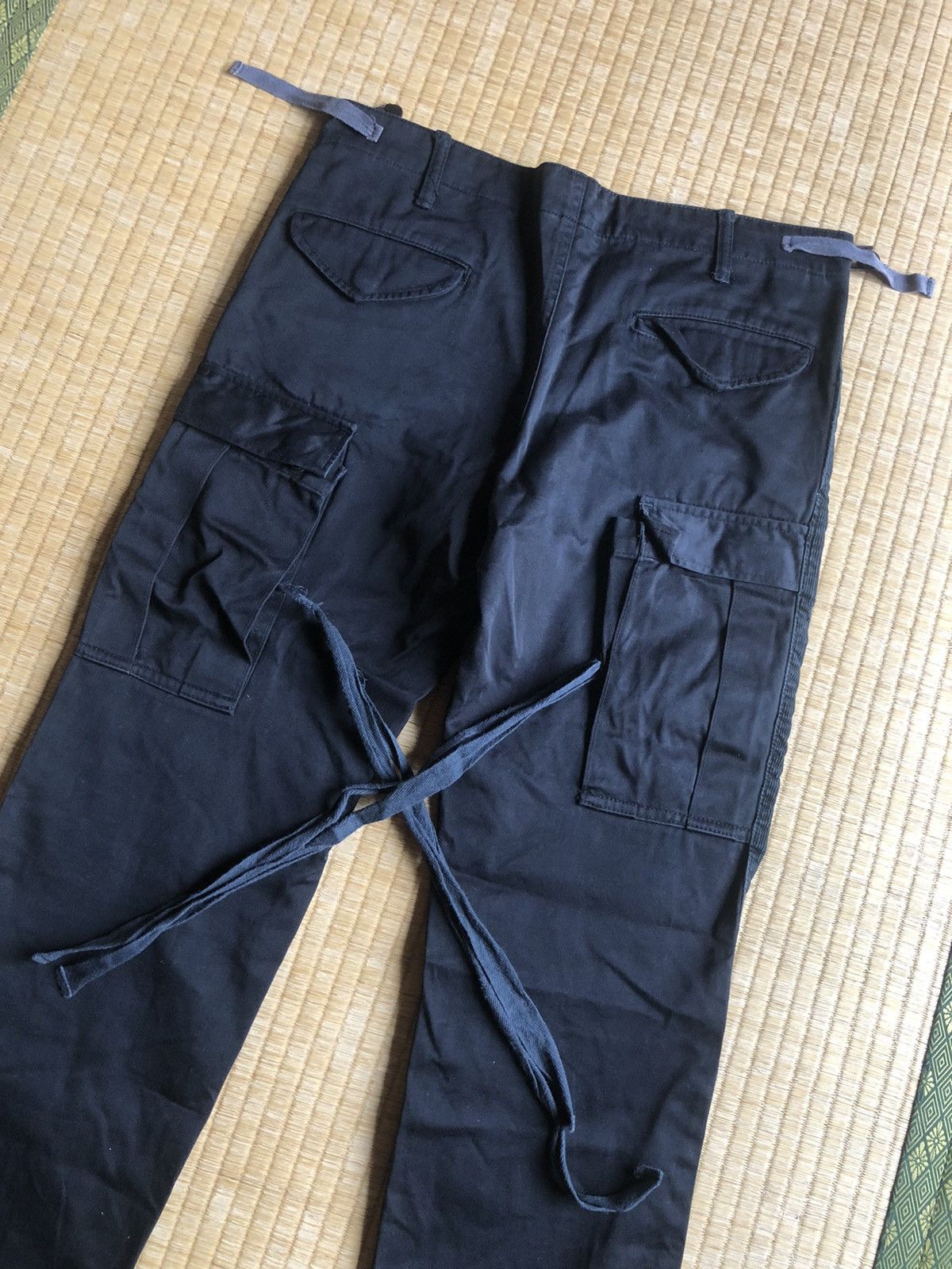Maison MIHARA YASUHIRO Miharayasuhiro Hybrid Velvet Combat Bondage Pants Size US 32 / EU 48 - 2 Thumbnail