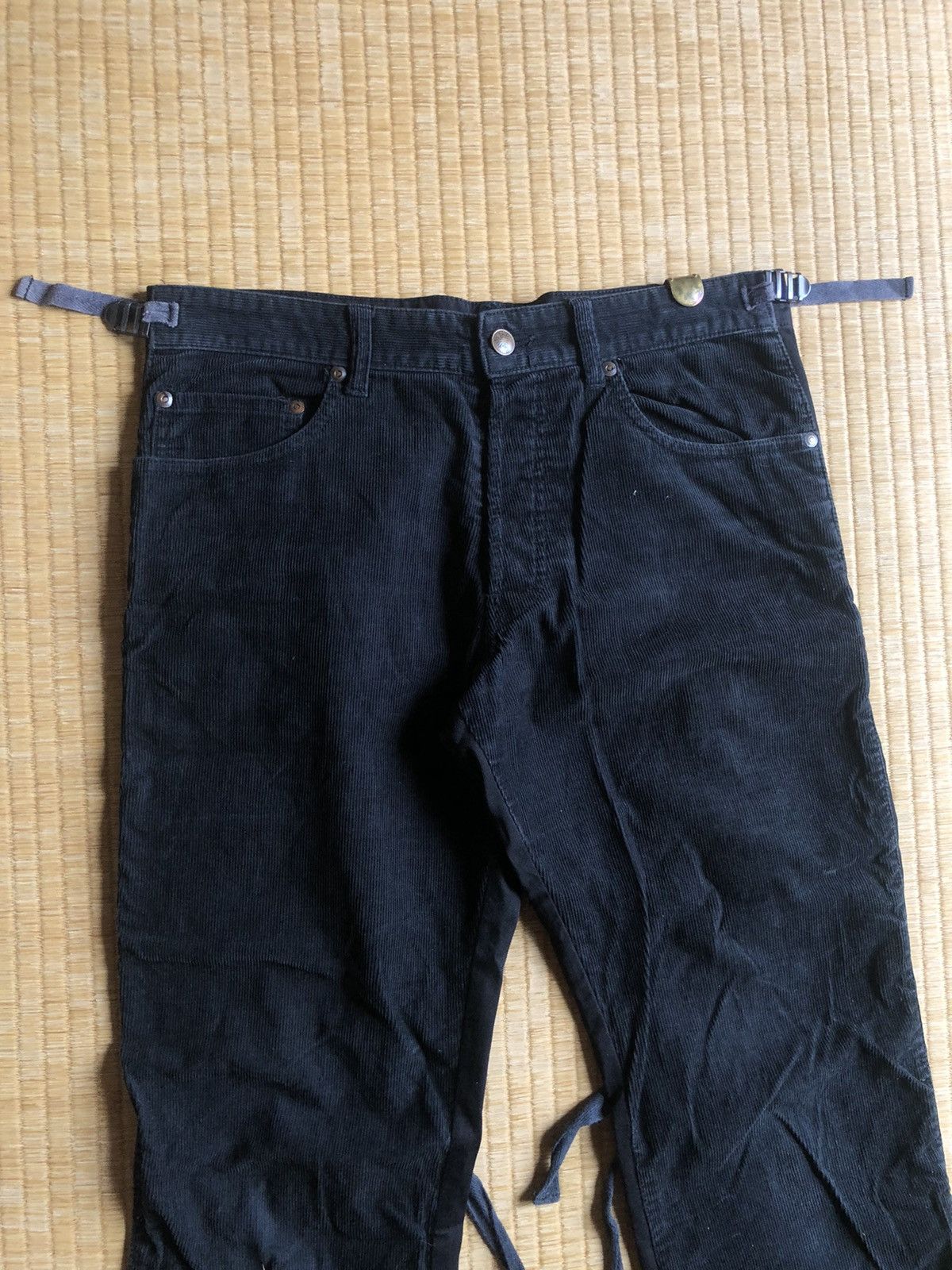 Maison MIHARA YASUHIRO Miharayasuhiro Hybrid Velvet Combat Bondage Pants Size US 32 / EU 48 - 5 Thumbnail