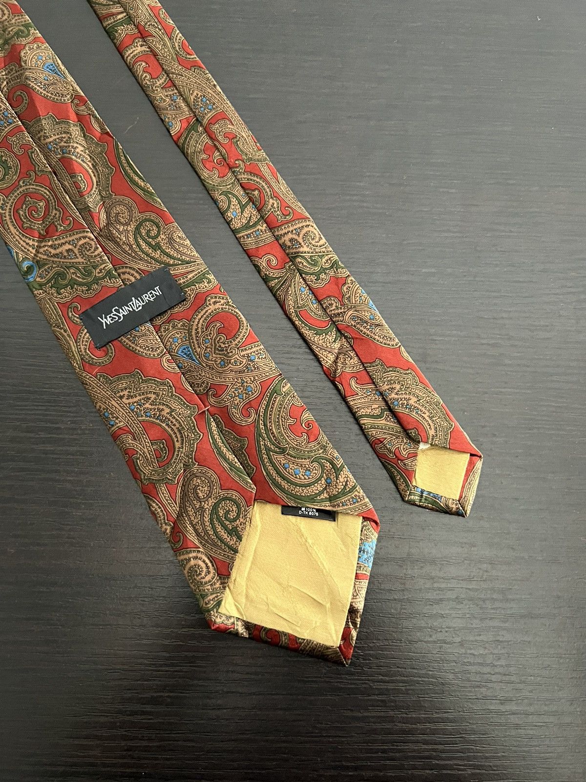 Yves Saint Laurent Yves Saint Laurent Silk Tie Size ONE SIZE - 4 Thumbnail