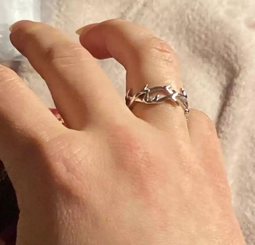 Jewelry Irregular Thorns Adjustable Ring Size ONE SIZE - 6 Thumbnail