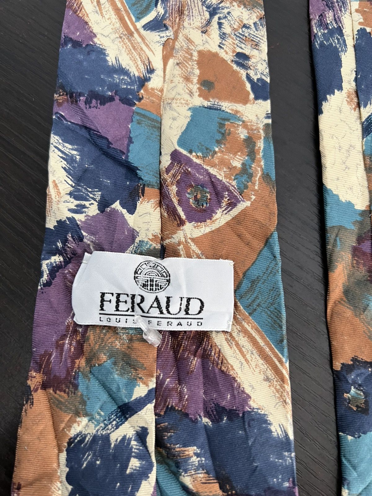 Louis Feraud Louis Feraud Abstract Design Silk Tie Size ONE SIZE - 5 Thumbnail