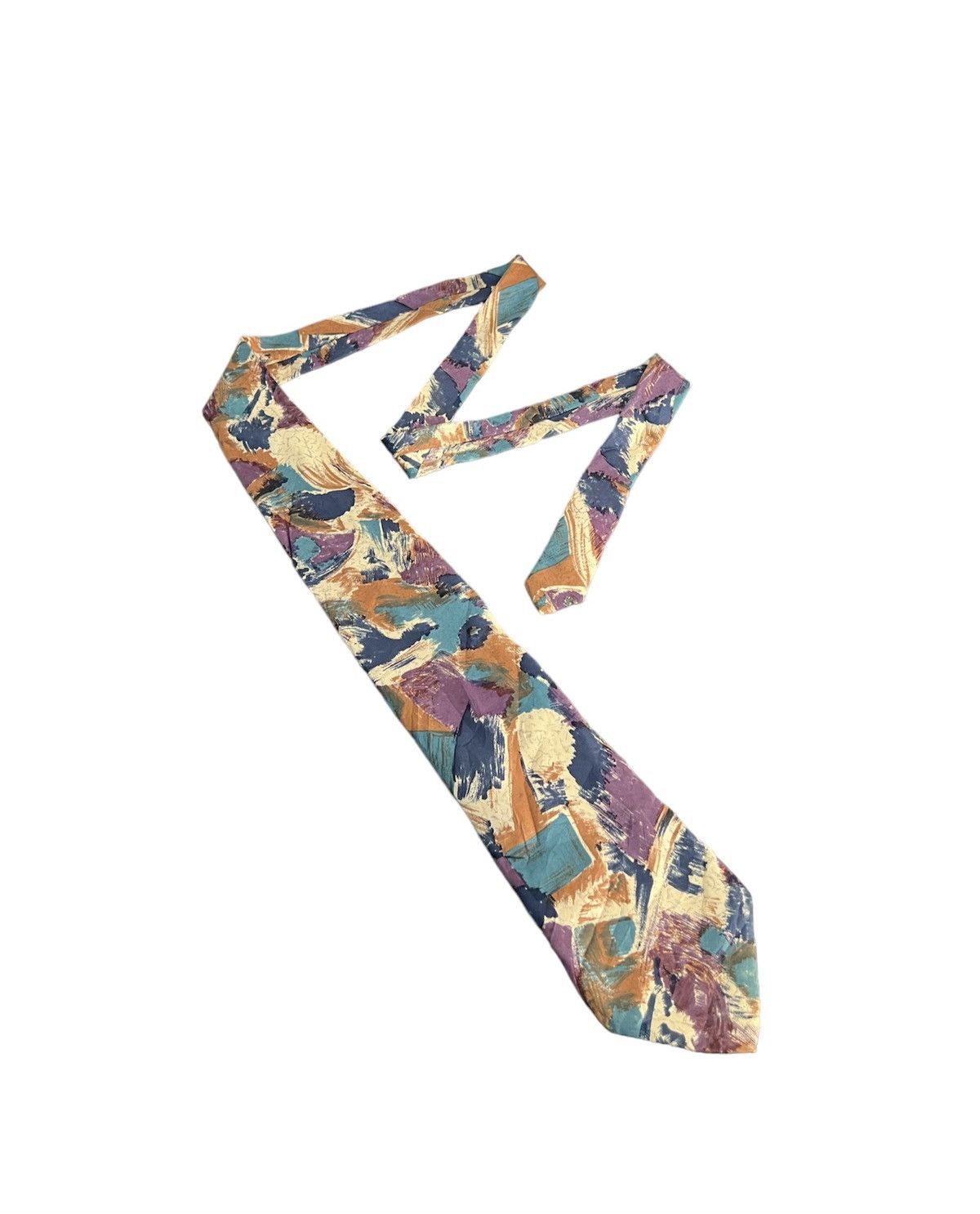 Louis Feraud Louis Feraud Abstract Design Silk Tie Size ONE SIZE - 1 Thumbnail