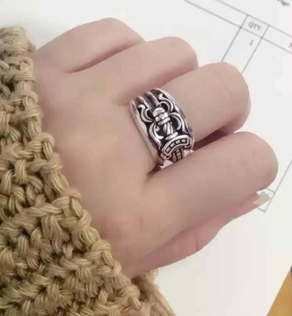 Handmade Vintage Sword Ring Size ONE SIZE - 2 Thumbnail