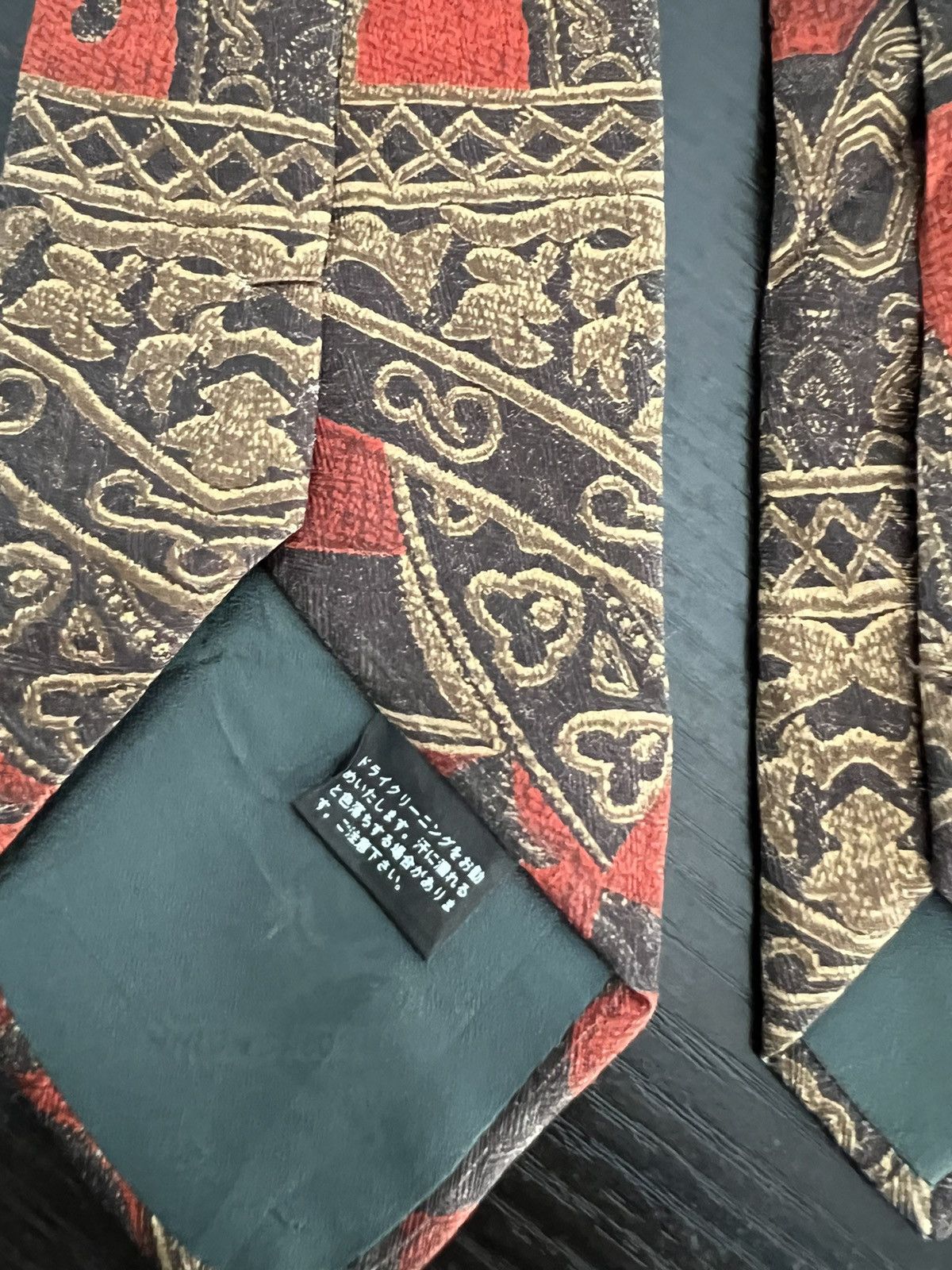 Hiroko Koshino Homme Hiroko Koshino Silk Tie Size ONE SIZE - 6 Thumbnail