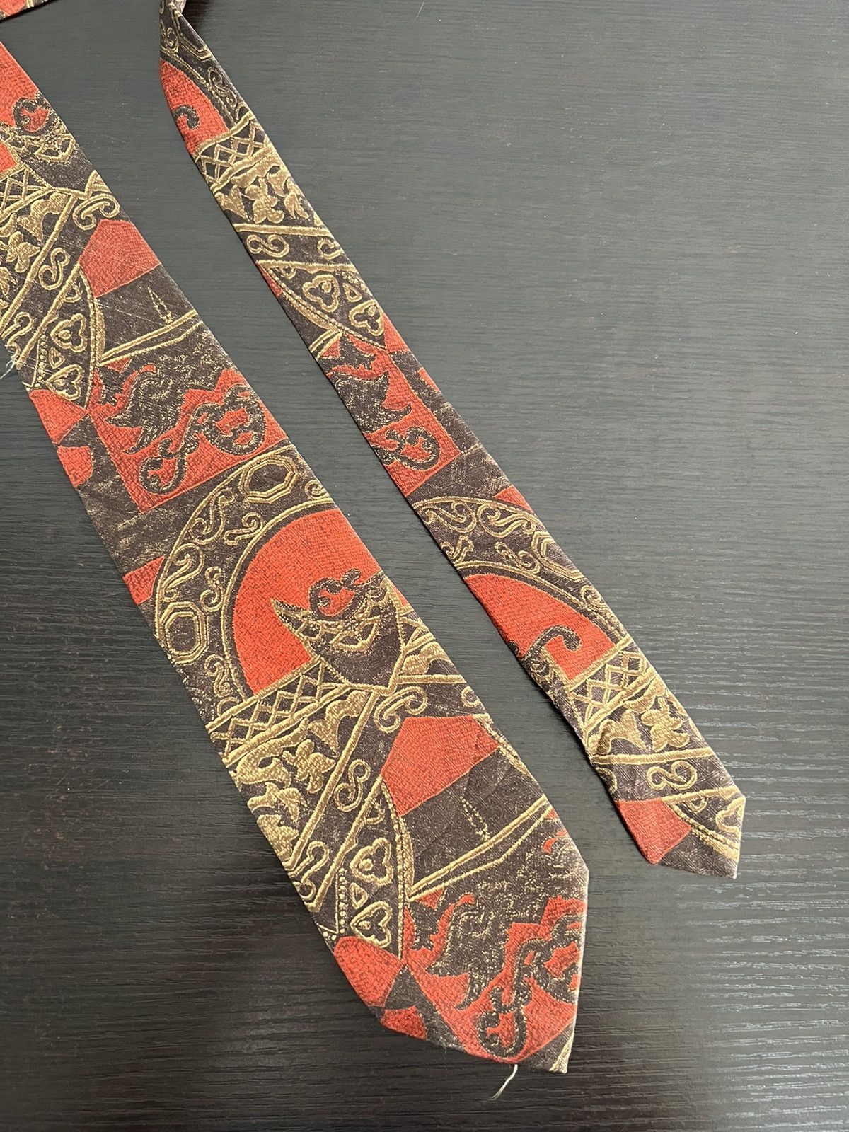 Hiroko Koshino Homme Hiroko Koshino Silk Tie Size ONE SIZE - 3 Thumbnail