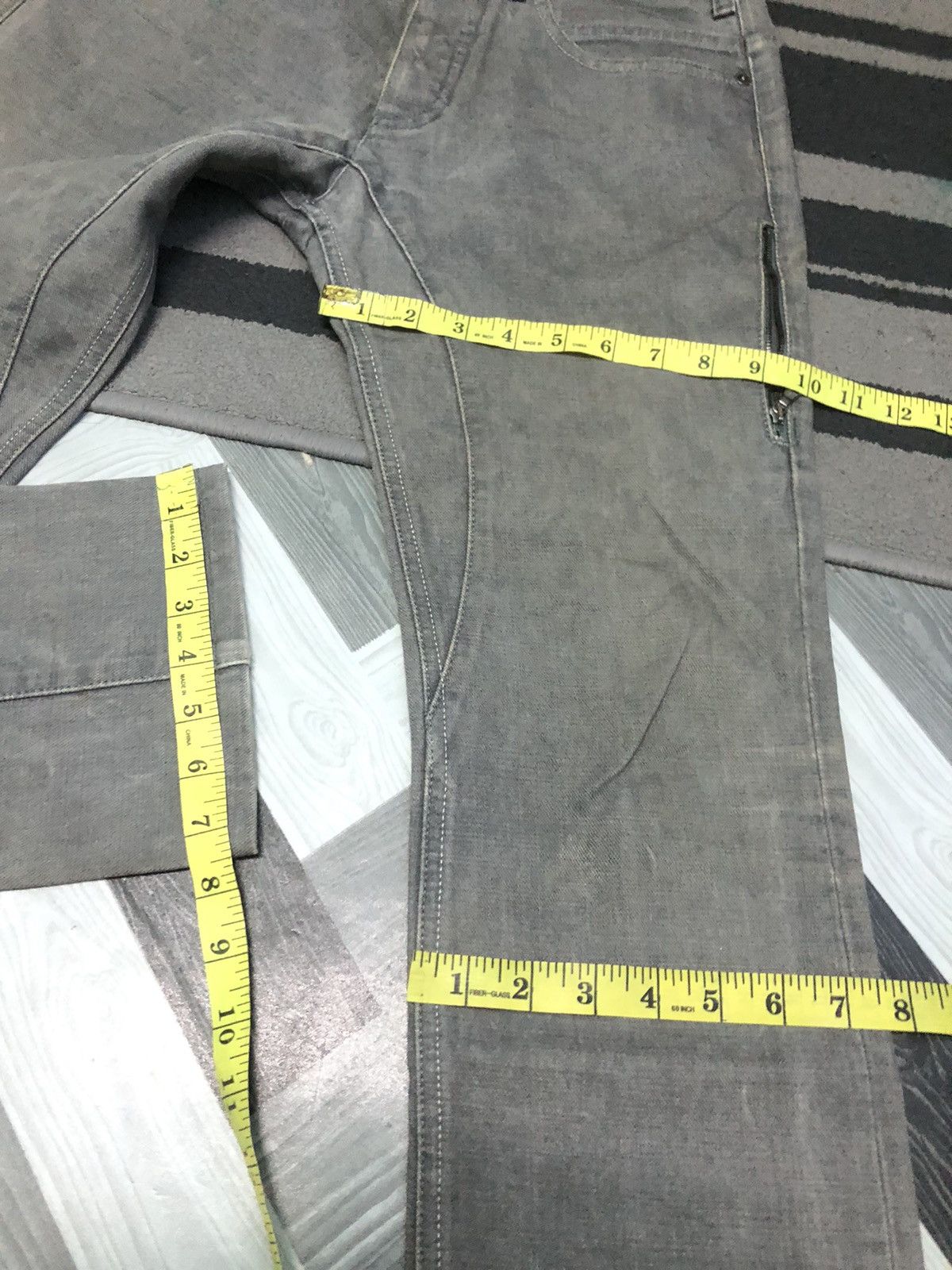 Designer × Neil Barrett × Vintage VINTAGE NEIL BARRET BUCKLE BACK DISTRESSED DENIM JEANS Size US 30 / EU 46 - 15 Thumbnail