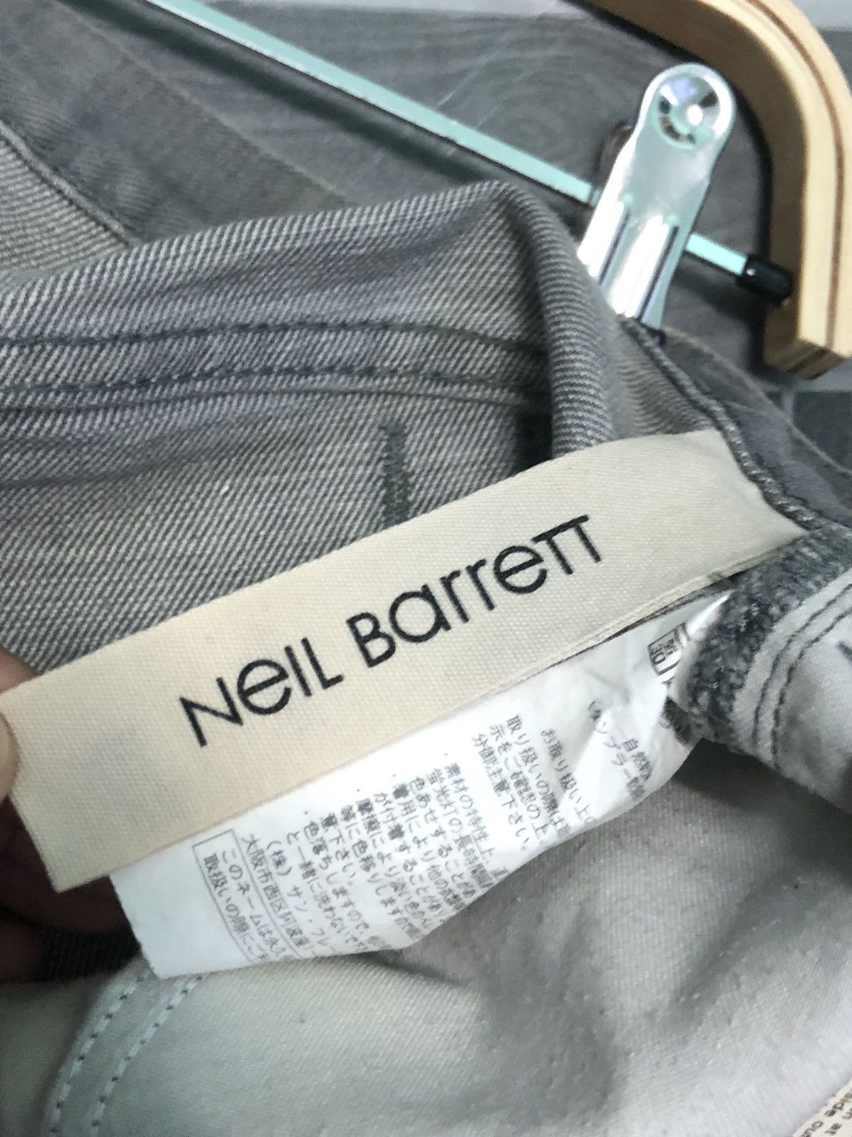 Designer × Neil Barrett × Vintage VINTAGE NEIL BARRET BUCKLE BACK DISTRESSED DENIM JEANS Size US 30 / EU 46 - 10 Thumbnail