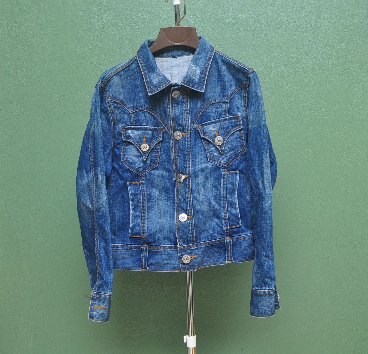 Japanese Brand Distreassed Jacket Size US M / EU 48-50 / 2 - 1 Thumbnail