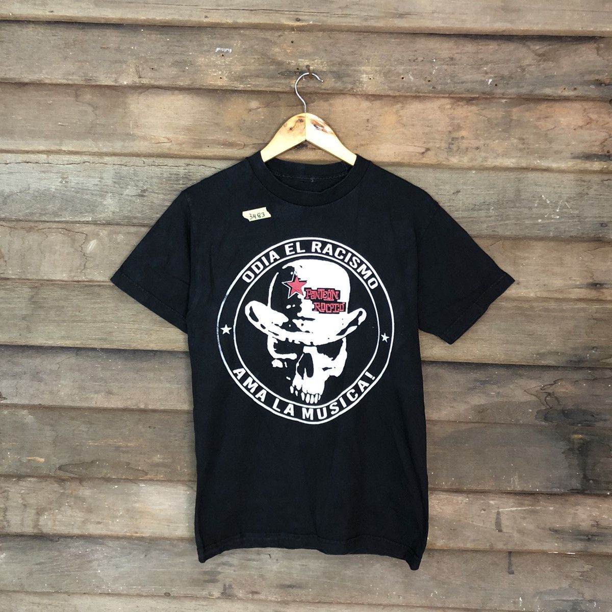 Panteon Rococo Odia El Racismo Black Tshirt #3483
