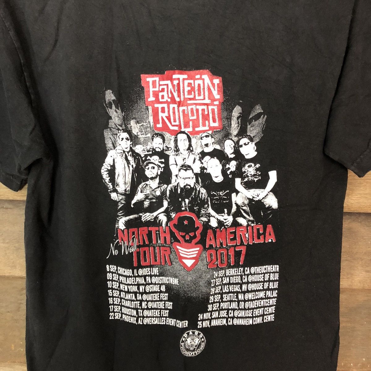 Band Tees Panteon Rococo Odia El Racismo Black Tshirt #3483 Size US S / EU 44-46 / 1 - 11 Thumbnail
