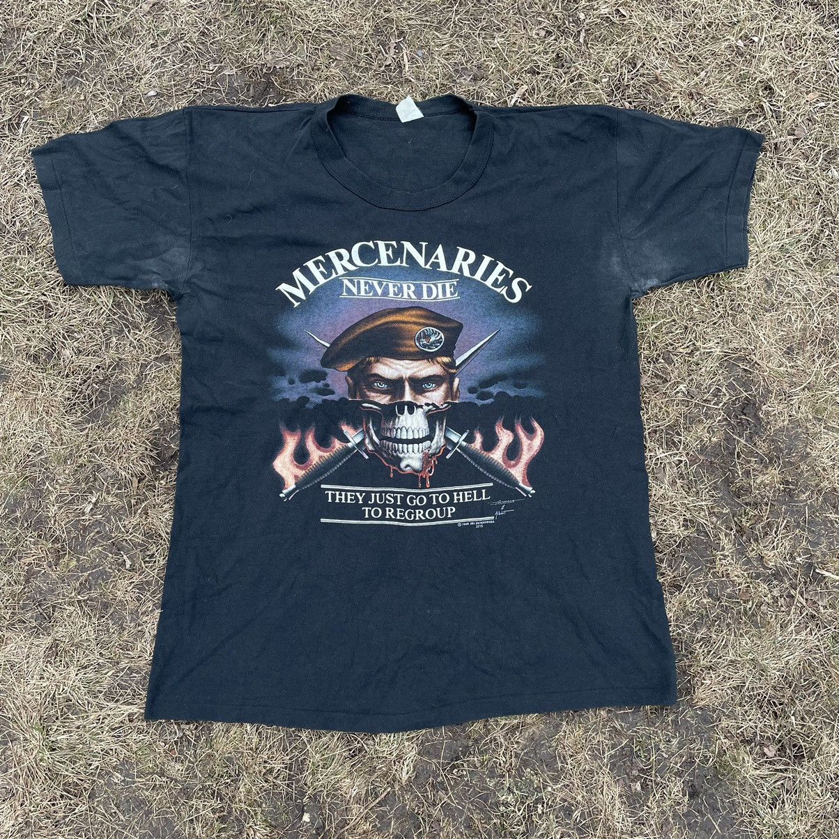 Band Tees Vintage 90s Tee 90s 666 Skulls Sexy Vamp Dead L Size US L / EU 52-54 / 3 - 1 Thumbnail