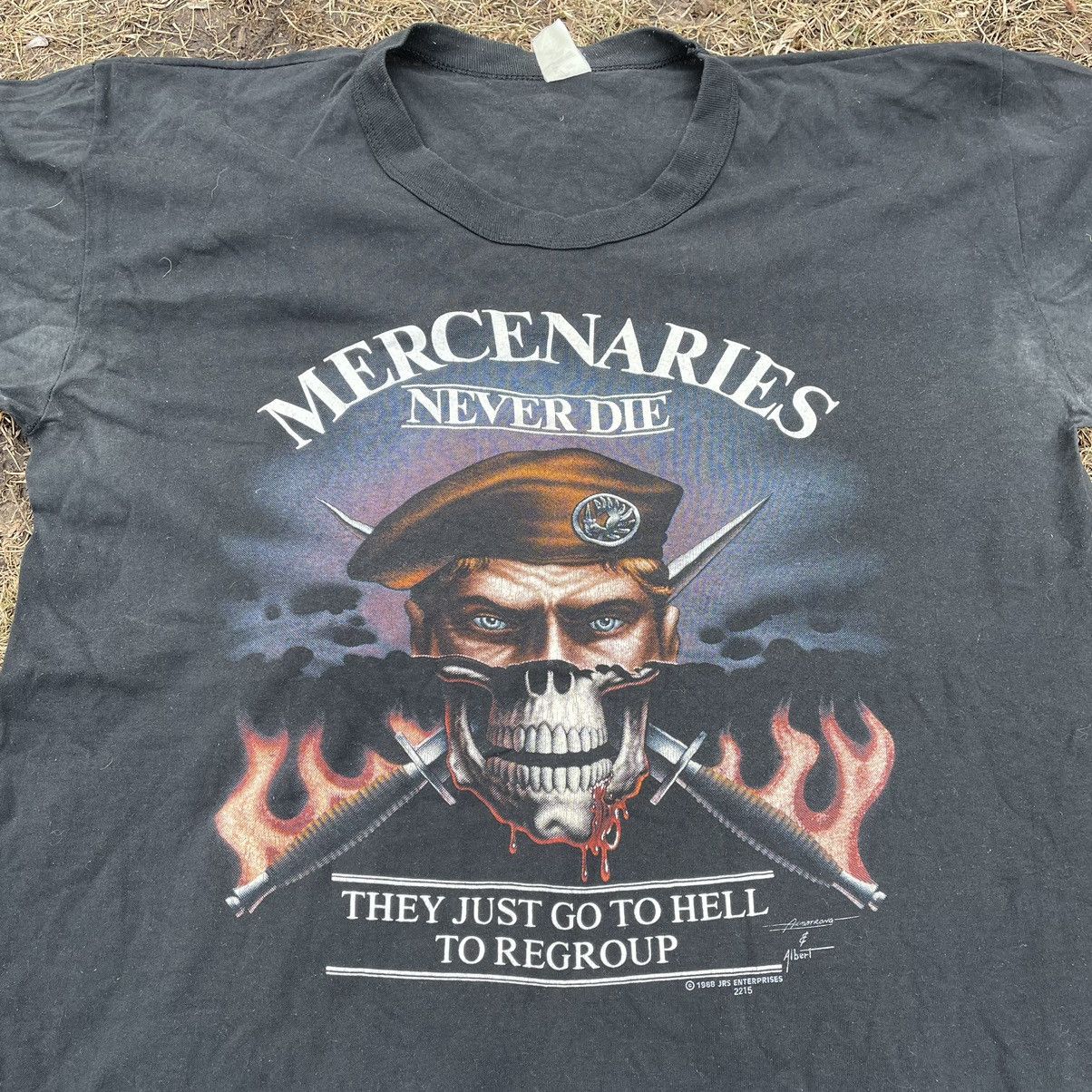 Band Tees Vintage 90s Tee 90s 666 Skulls Sexy Vamp Dead L Size US L / EU 52-54 / 3 - 4 Thumbnail