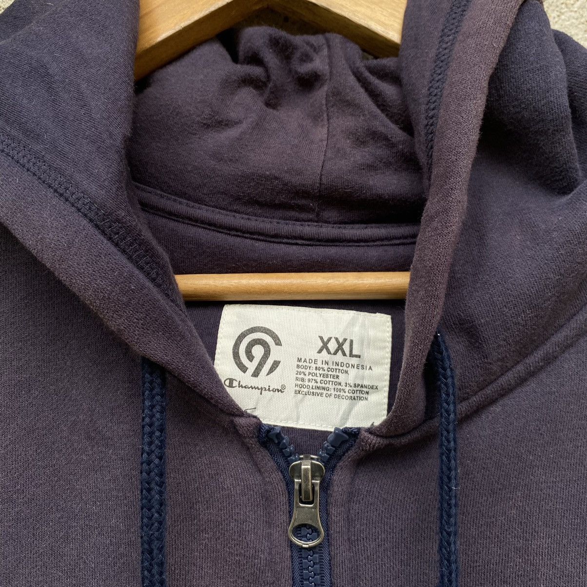 Champion 💥SICK💥Thrashed Faded Champion Zipper ERD GRUNGE Hoodie Size US XXL / EU 58 / 5 - 5 Thumbnail