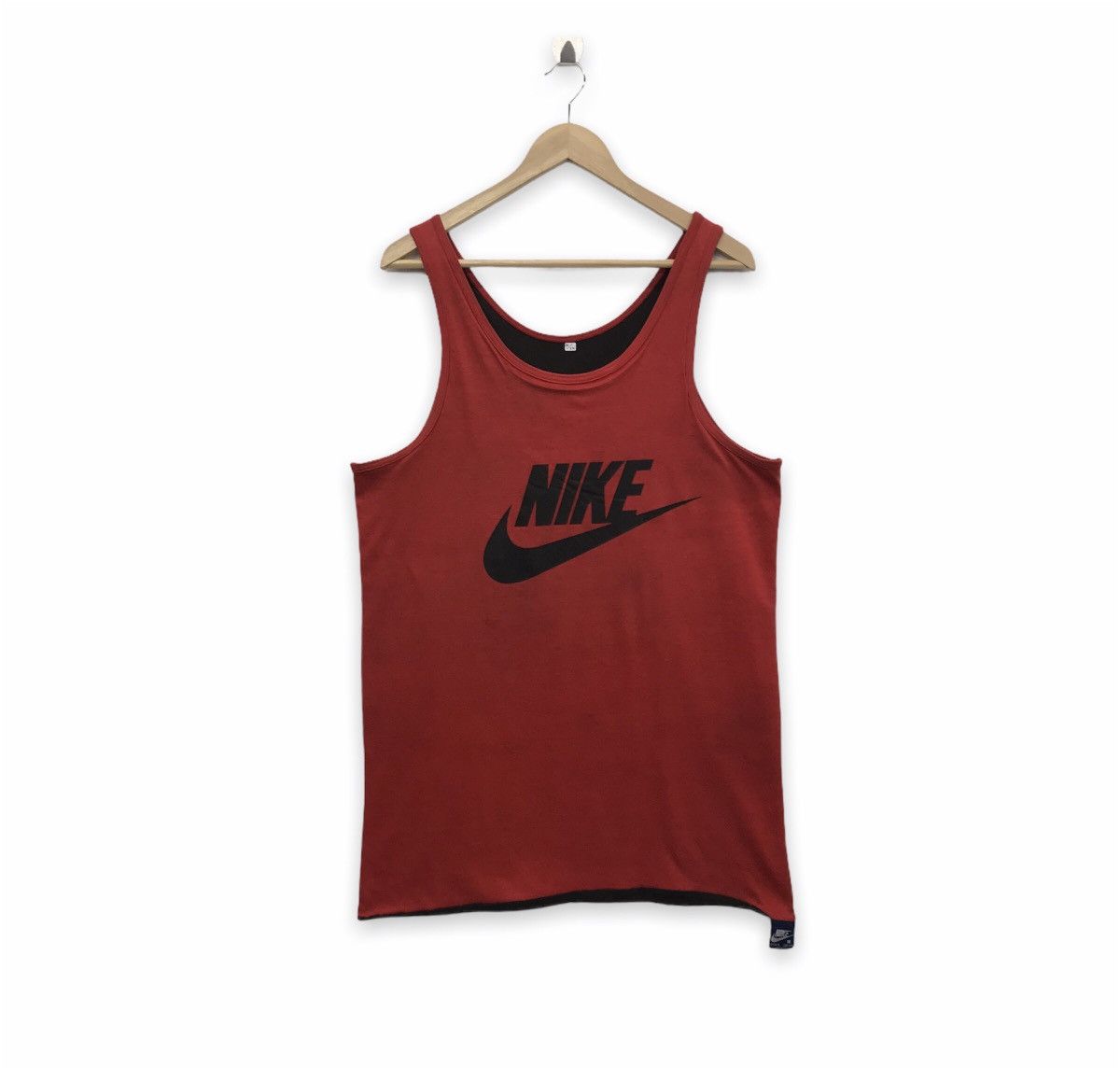 Nike × Vintage Rare!! Vintage Nike Air Jordan Tank Top Reversible Tee 80s Size US M / EU 48-50 / 2 - 1 Thumbnail
