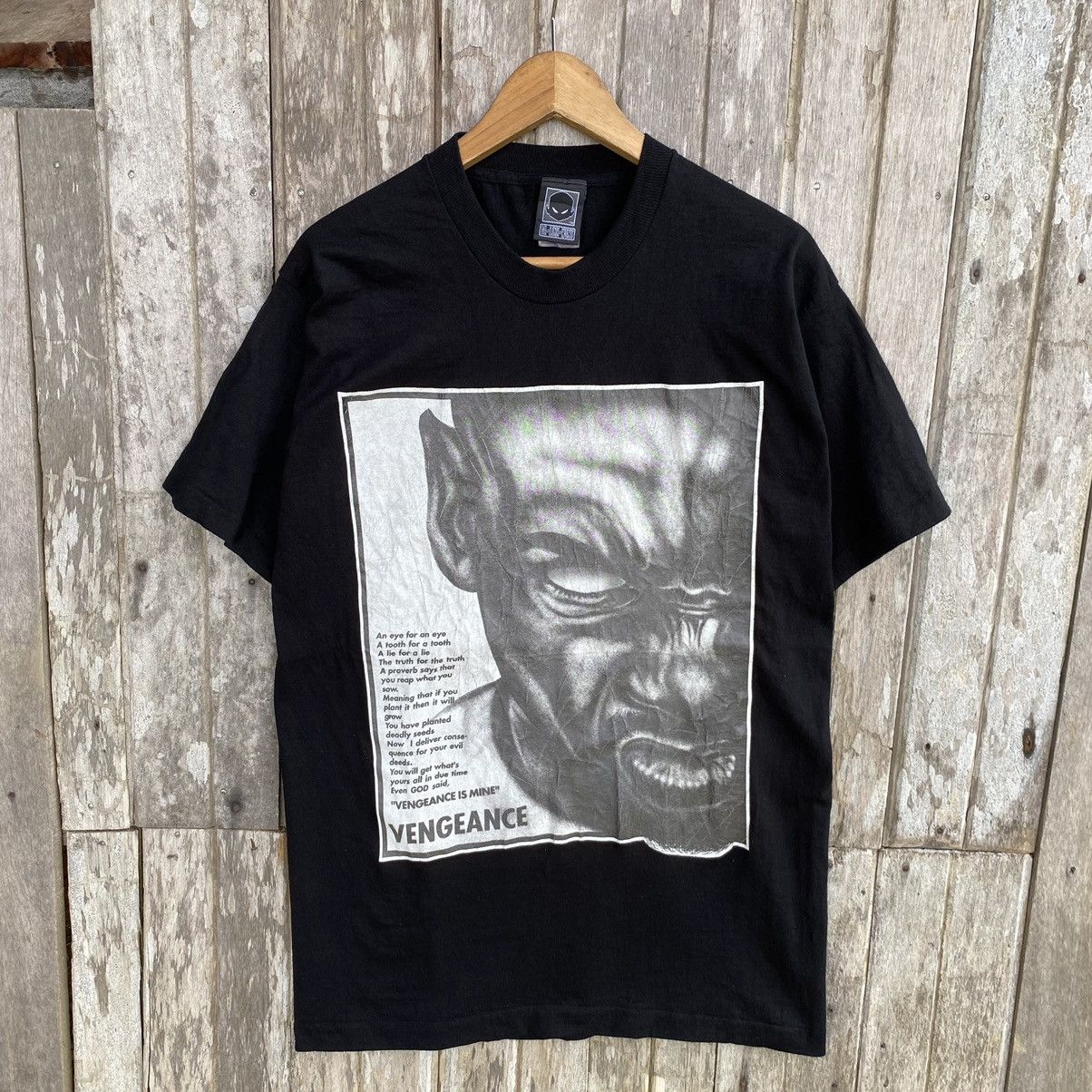 Vintage 💥SICK💥Vintage 90s Da Link Went ERD GRUNGE GRAIL TEE Size US L / EU 52-54 / 3 - 1 Thumbnail