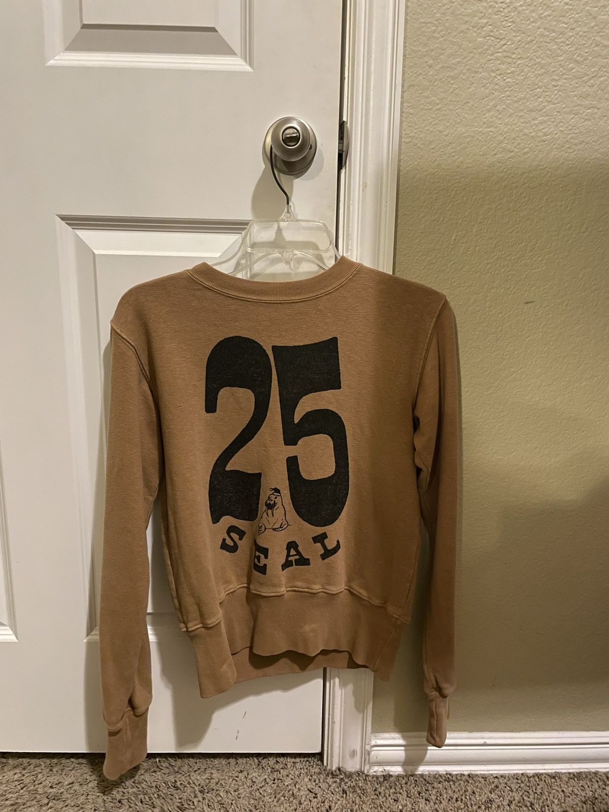 image of Kapital “Seal” Sweatshirt in Beige, Men's (Size Small)