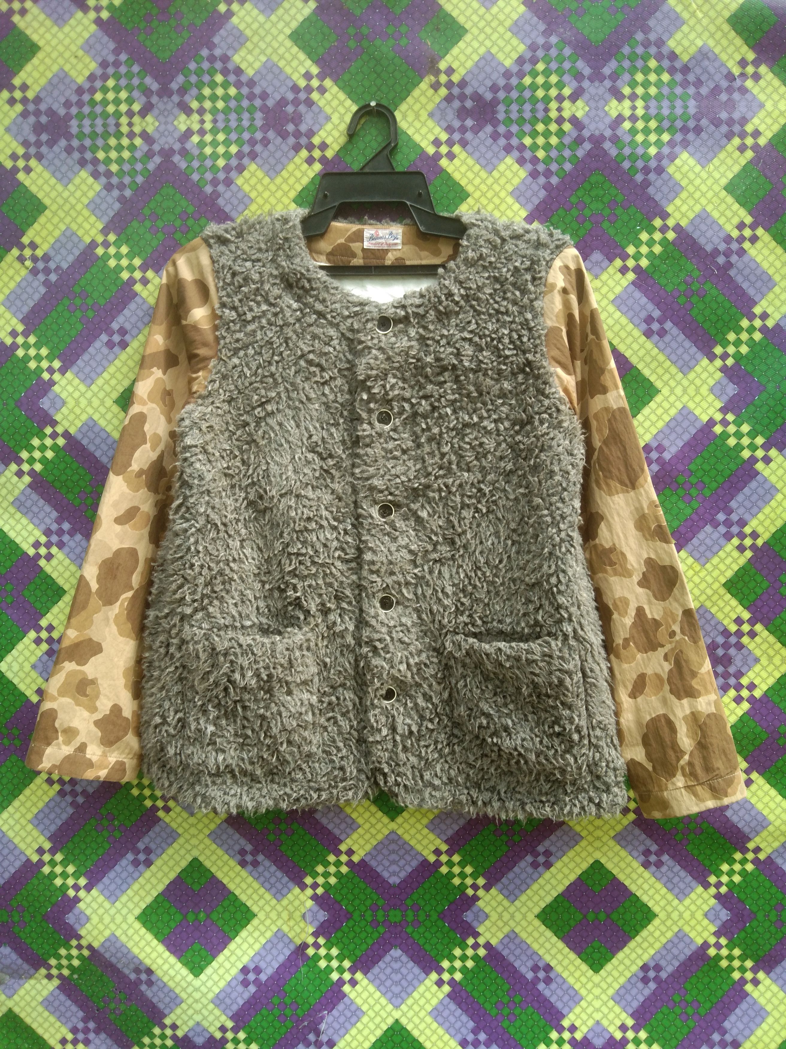 Beams Plus VINTAGE BEAMS BOY JACKET WITH CAMO SLEEVE Size S / US 4 / IT 40 - 1 Thumbnail