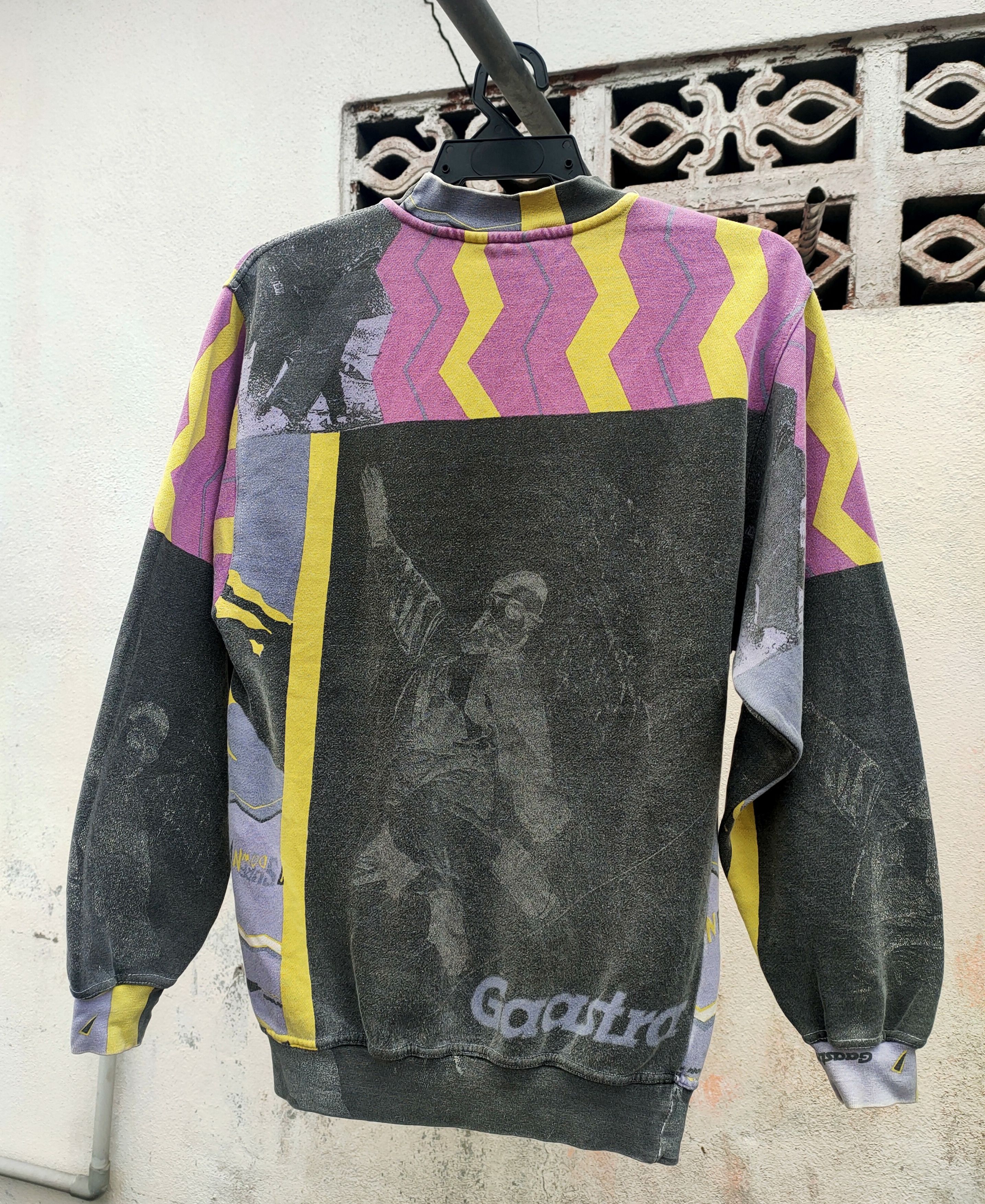 image of Vintage x Welcome Skateboards Fullprint Gaastra Skateboard Crewneck, Men's (Size Small)