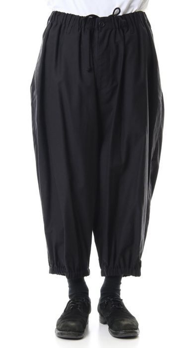 Yohji Yamamoto SS20 Black Scandal Cotton Twill Balloon Pants | Grailed