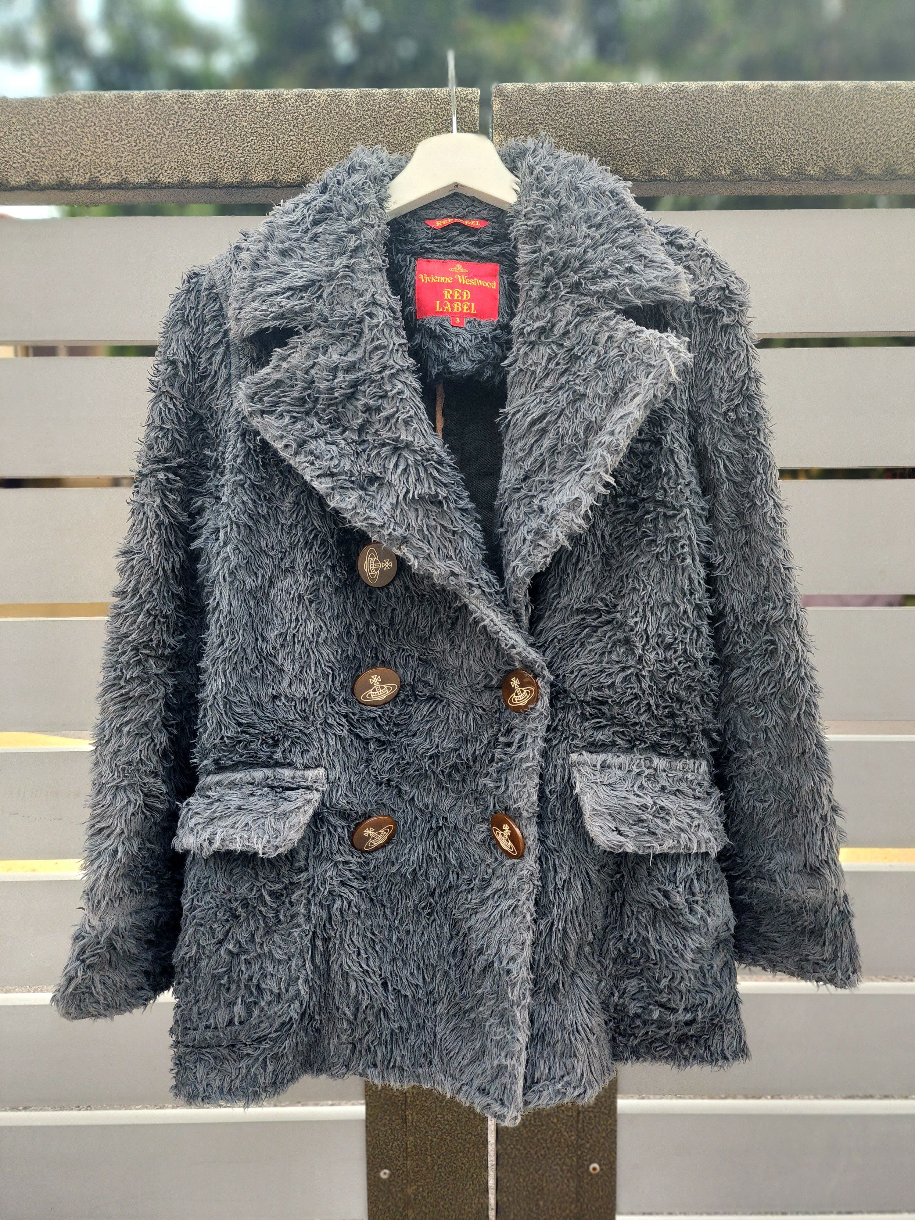 image of Archival Clothing x Vintage Vivienne Westwood Mohair Fur Jacket, Women's (Size Medium)