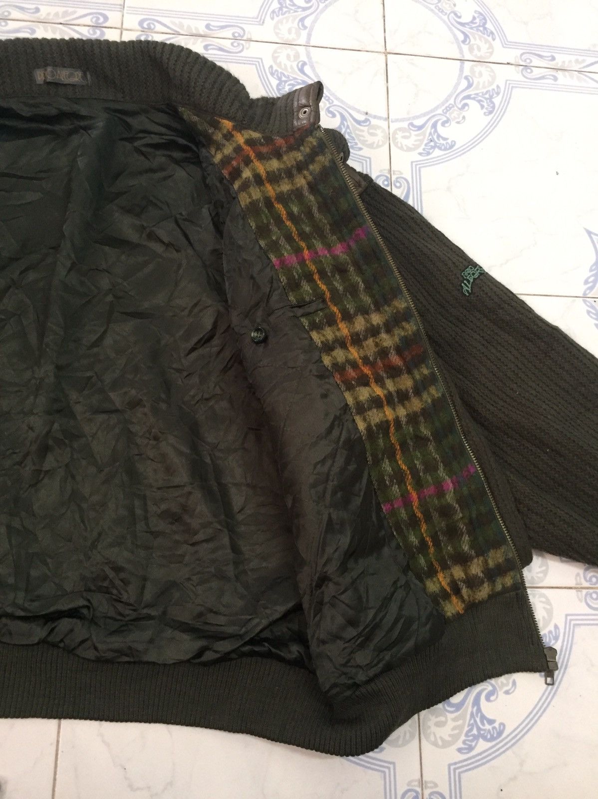 Japanese Brand Prioalegre Mix Color Zipper Jacket Size US L / EU 52-54 / 3 - 14 Thumbnail
