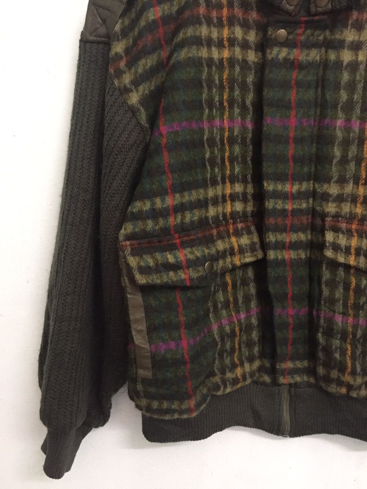 Japanese Brand Prioalegre Mix Color Zipper Jacket Size US L / EU 52-54 / 3 - 3 Thumbnail