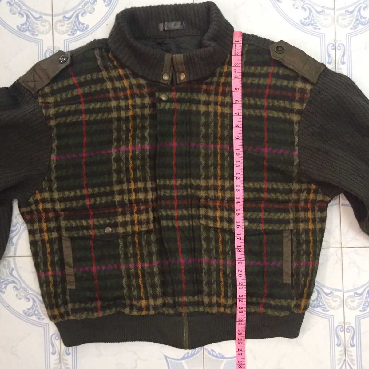 Japanese Brand Prioalegre Mix Color Zipper Jacket Size US L / EU 52-54 / 3 - 21 Thumbnail