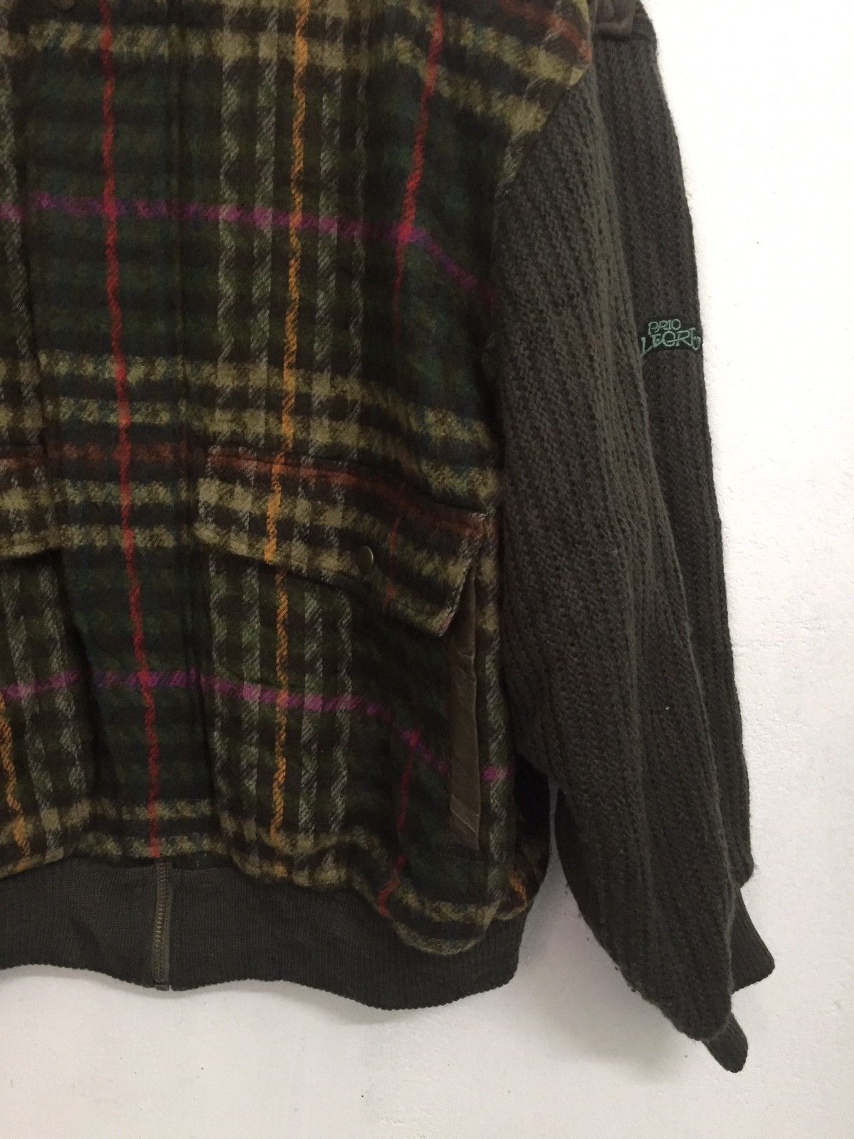 Japanese Brand Prioalegre Mix Color Zipper Jacket Size US L / EU 52-54 / 3 - 2 Thumbnail