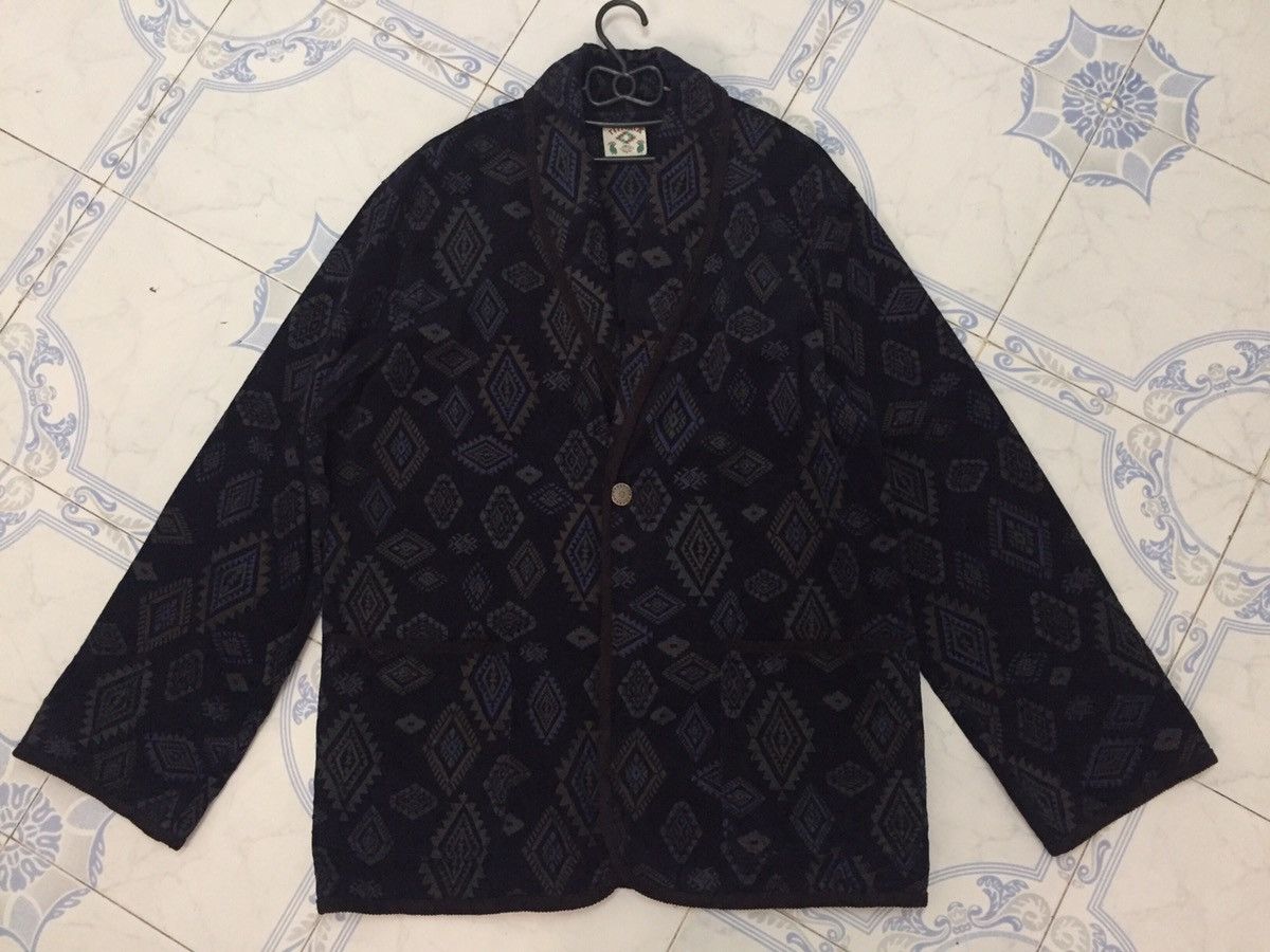 Japanese Brand Titicaca Happy Trade Nice Art Printed Jacket Size US M / EU 48-50 / 2 - 11 Thumbnail